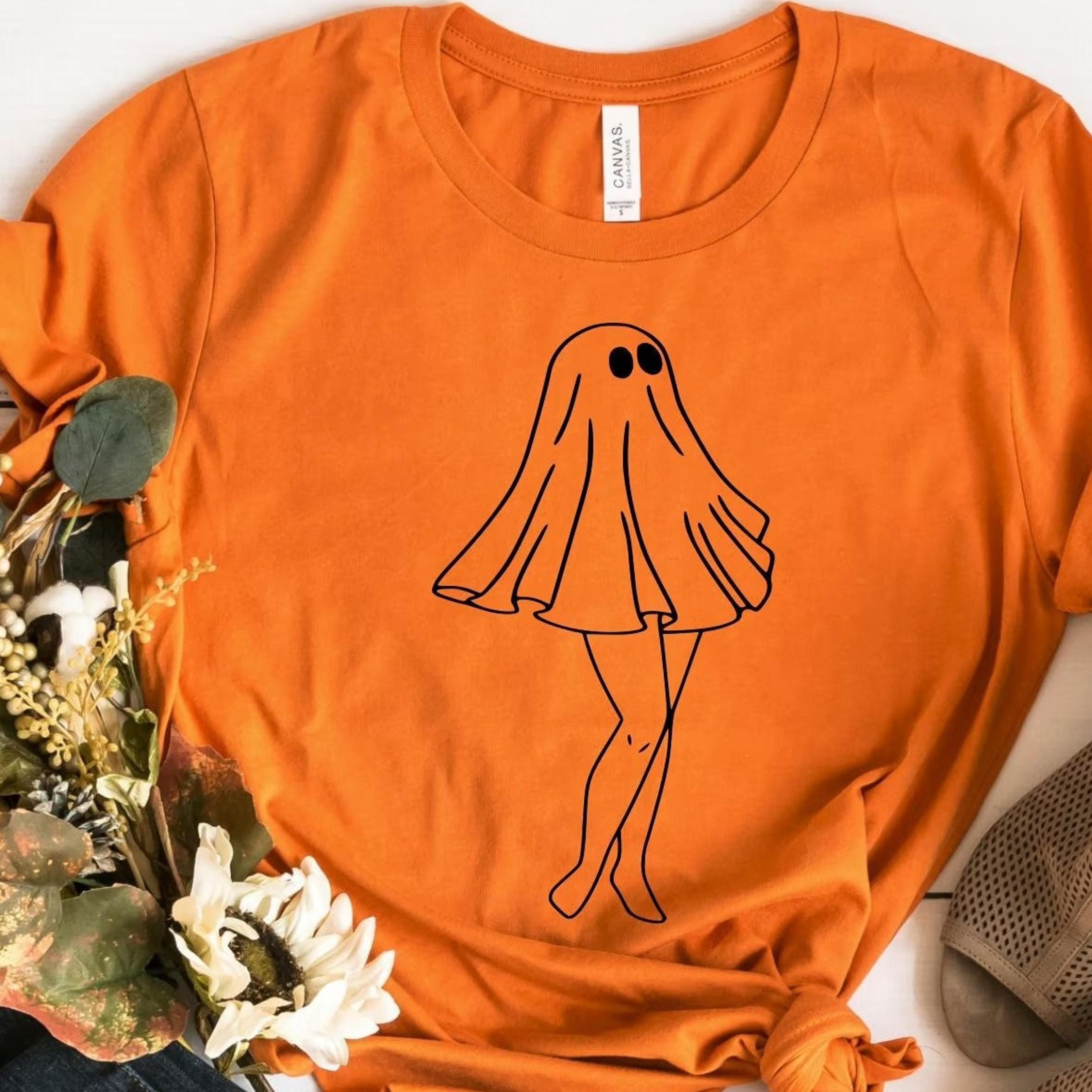 ghost girl shirt, halloween ghost girl shirt, halloween girl shirt, woman ghost shirt, personalized halloween gift