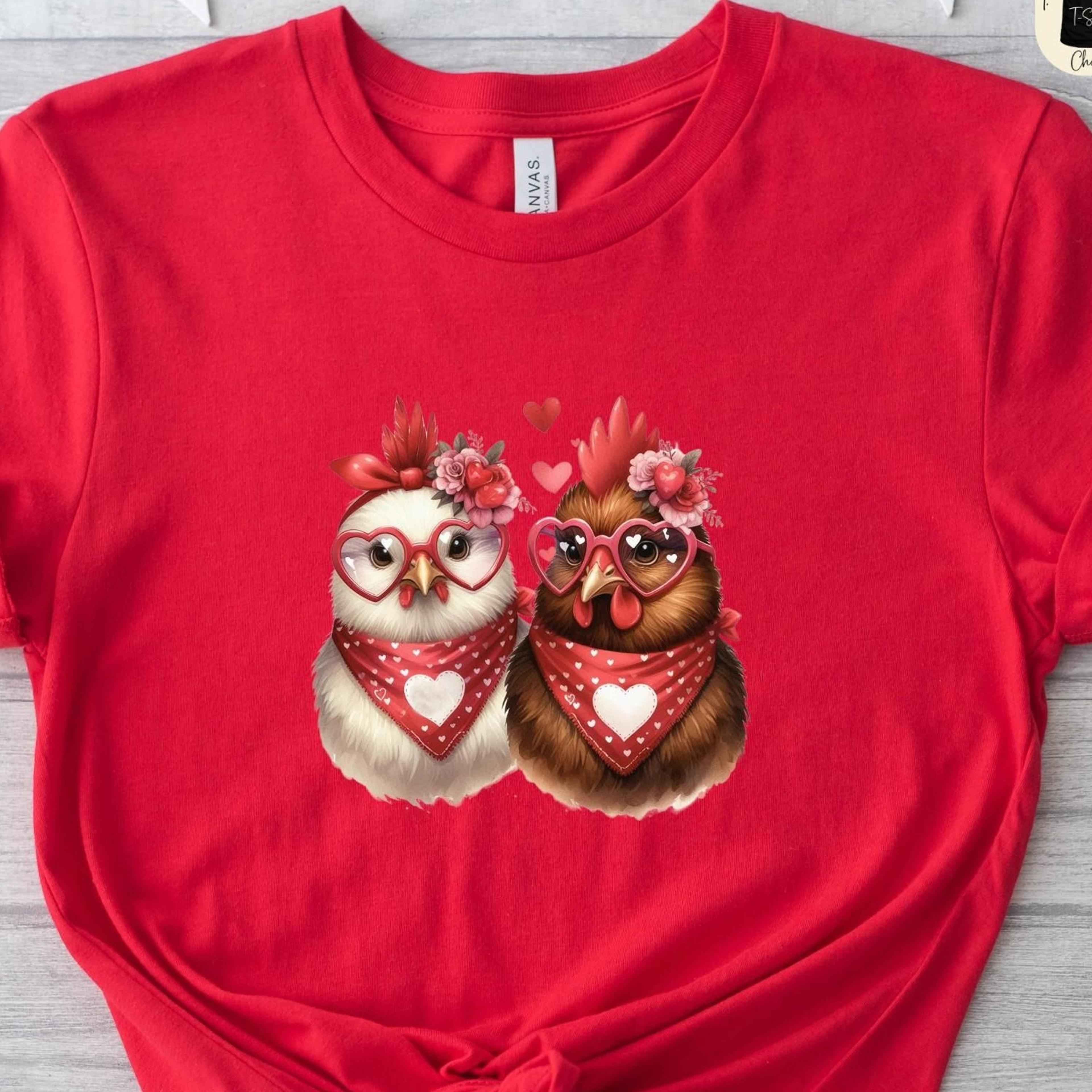wildflower chicken t-shirt cottagecore farm tee
