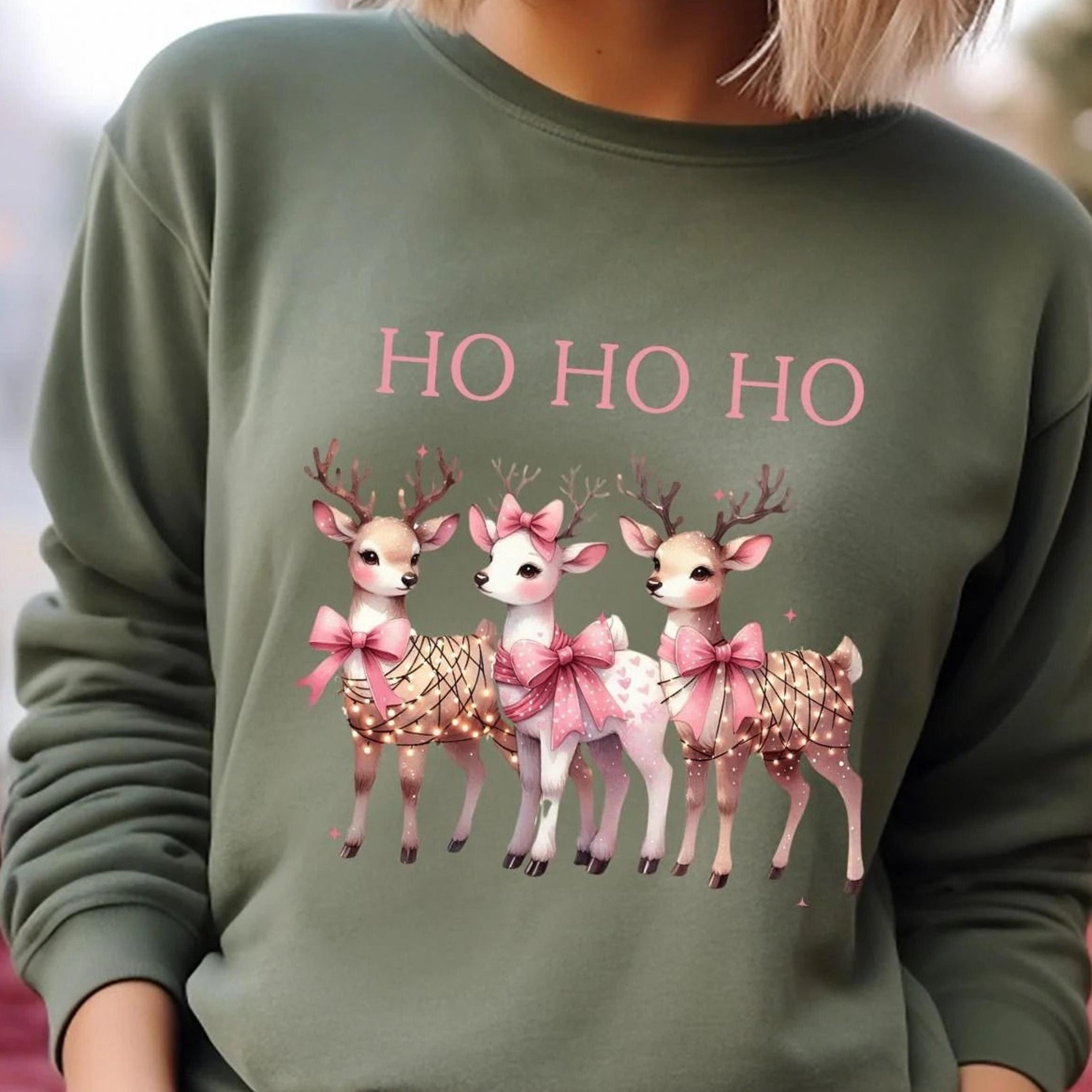 merry christmas sweater, christmas reindeer sweatshirt, christmas jumper, christmas for women, xmas reindeer