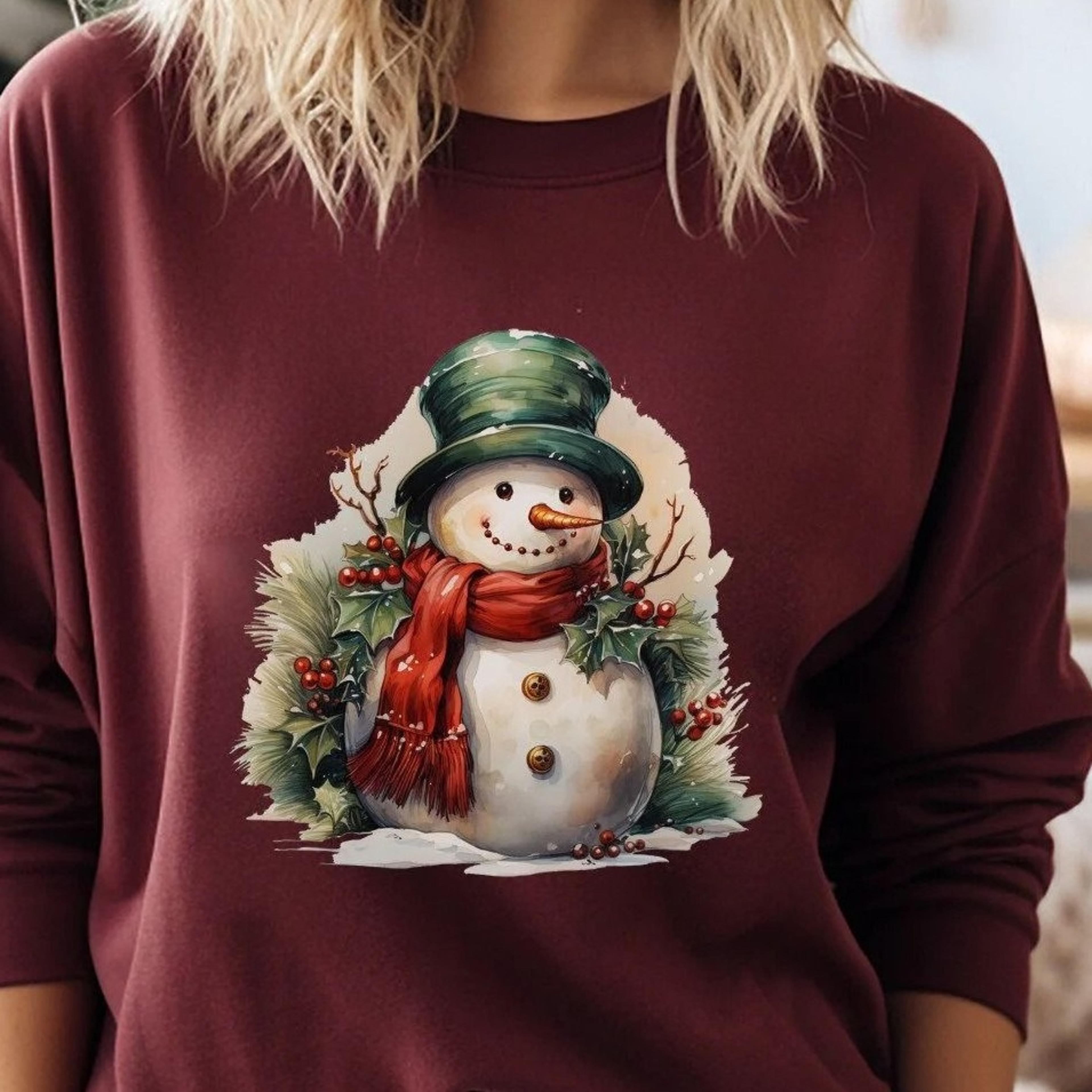 christmas snowman sweatshirt, christmas , snowman shirt, snowman t-shirt, christmas crewneck, christmas shirts