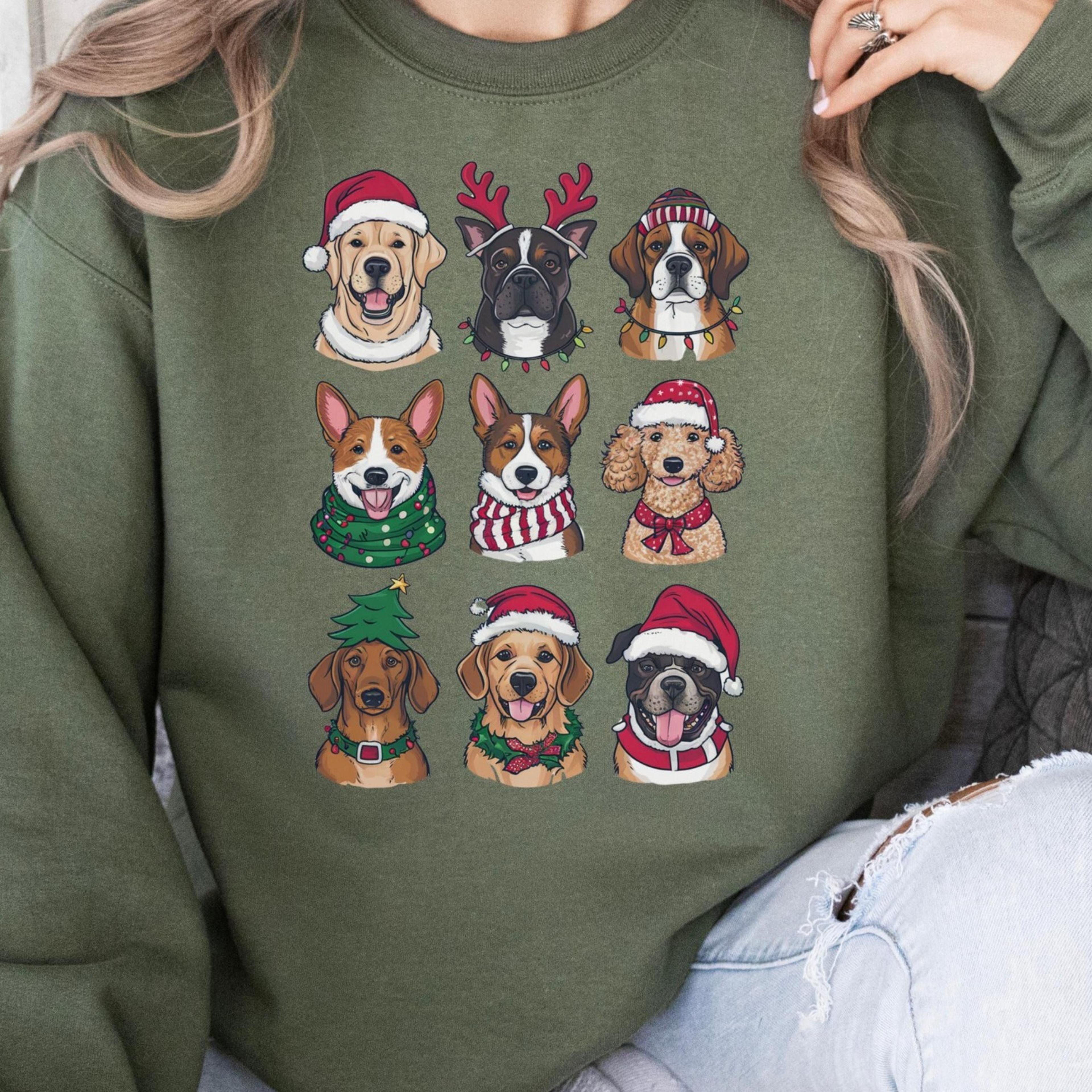 christmas dog sweatshirt, dog owner christmas gift, golden retriever christmas, dog sweater, christmas shirt,