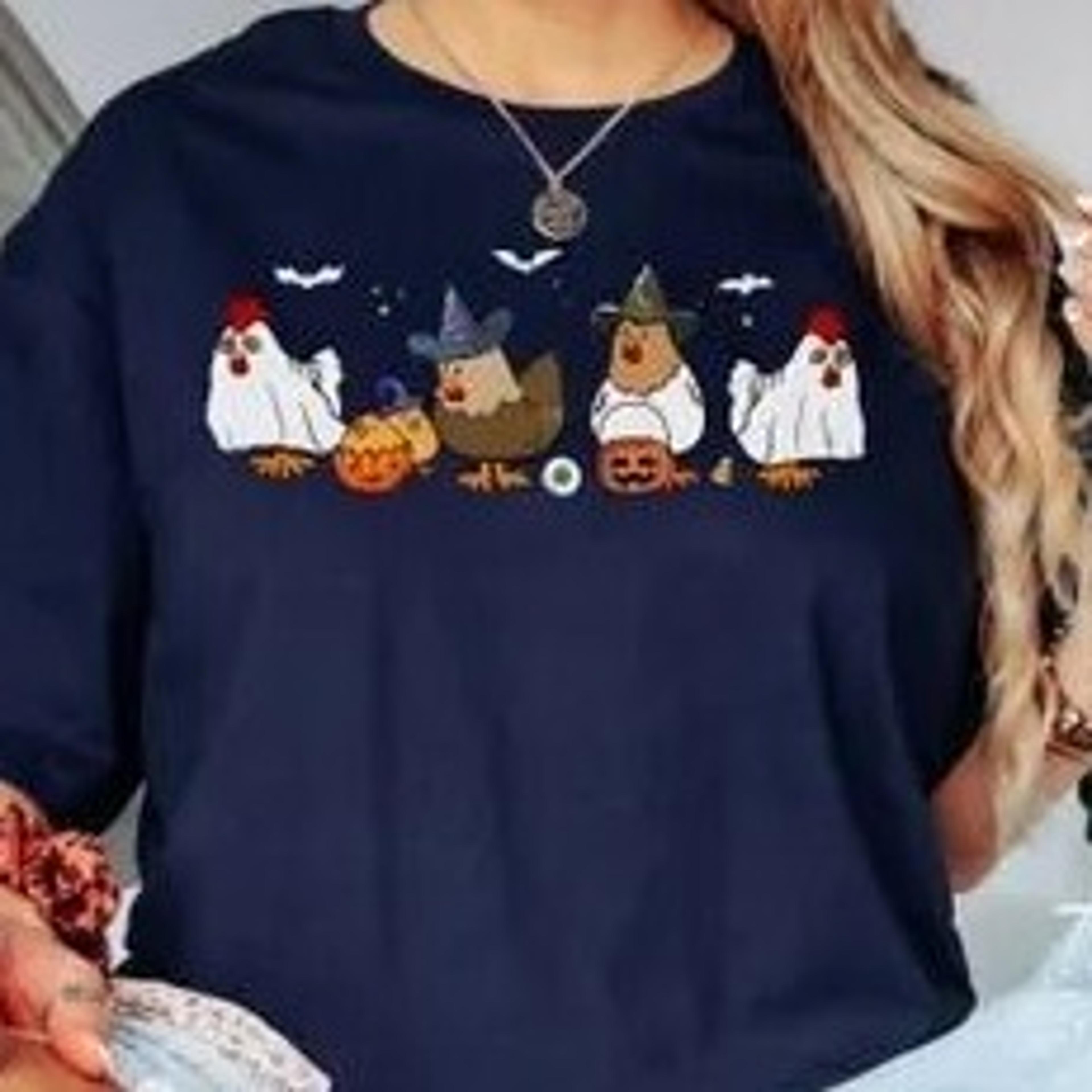 funny chicken shirt halloween, chicken gifts women, chicken themed gifts, chicken lover gift