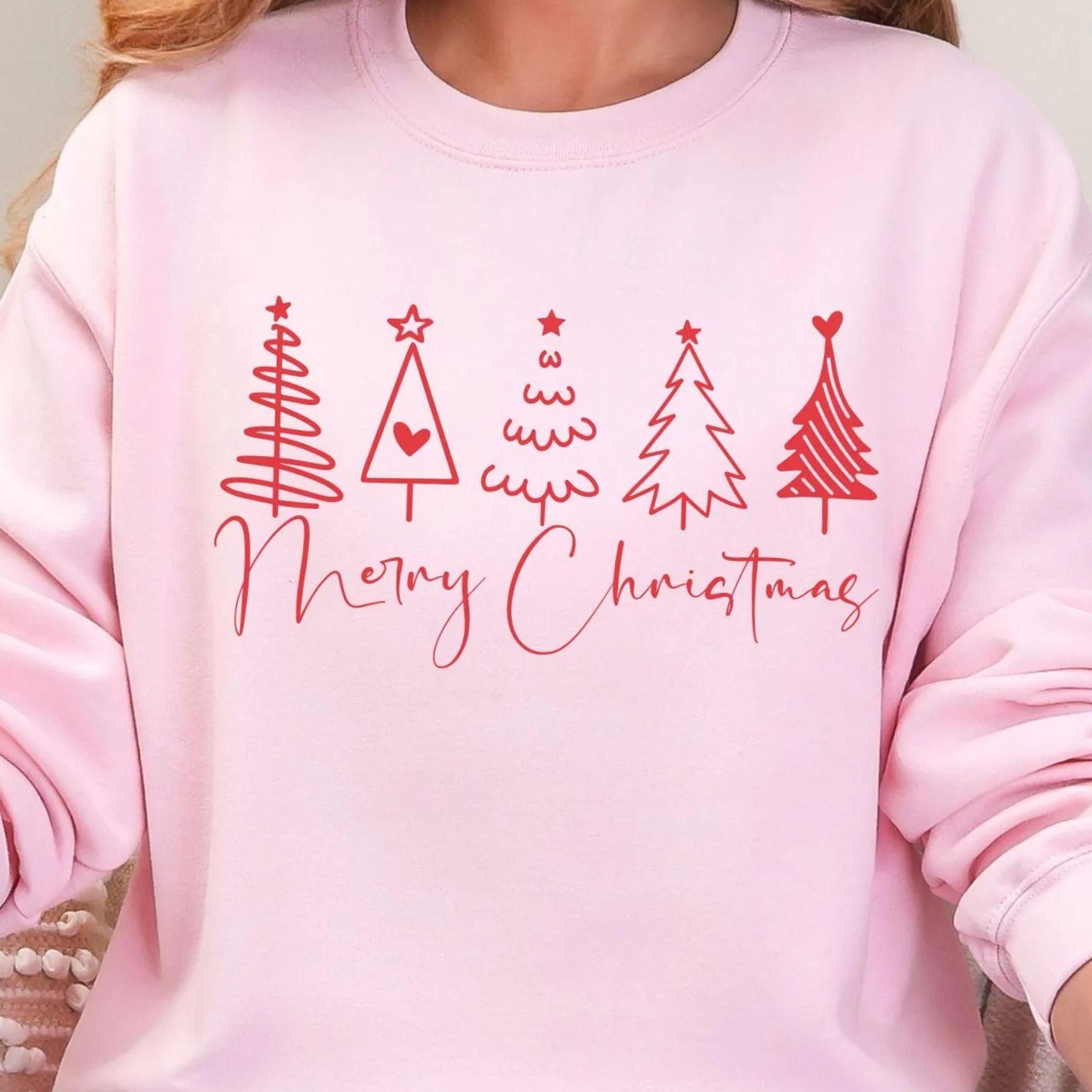 christmas tree shirt women christmas gifts her, pine tree sweatshirt, winter sweater, holiday shirt, xmas gift