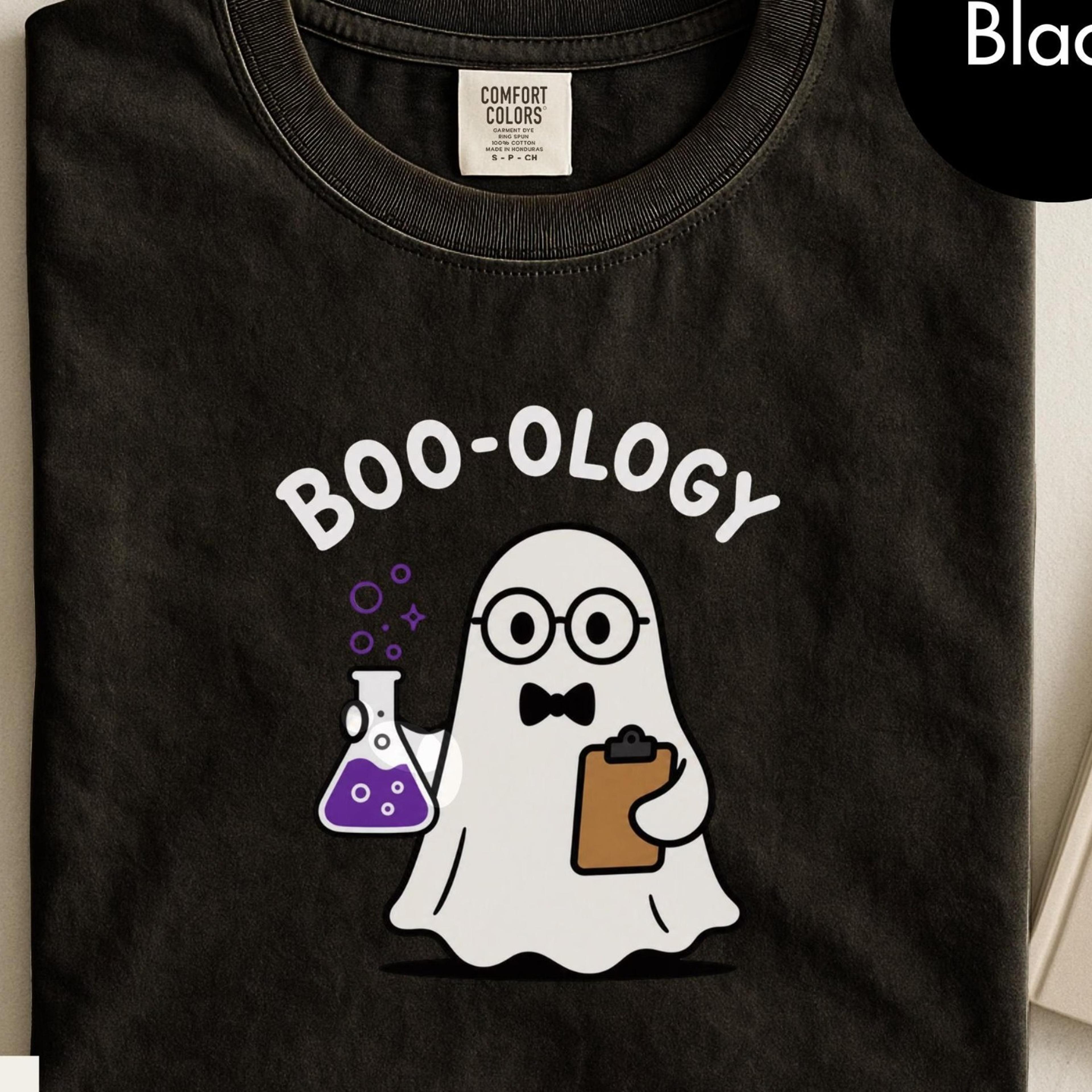 boo-ology teacher halloween shirt, funny ghost teachers tee, cute summerween tshirt, retro spooky season school shirt