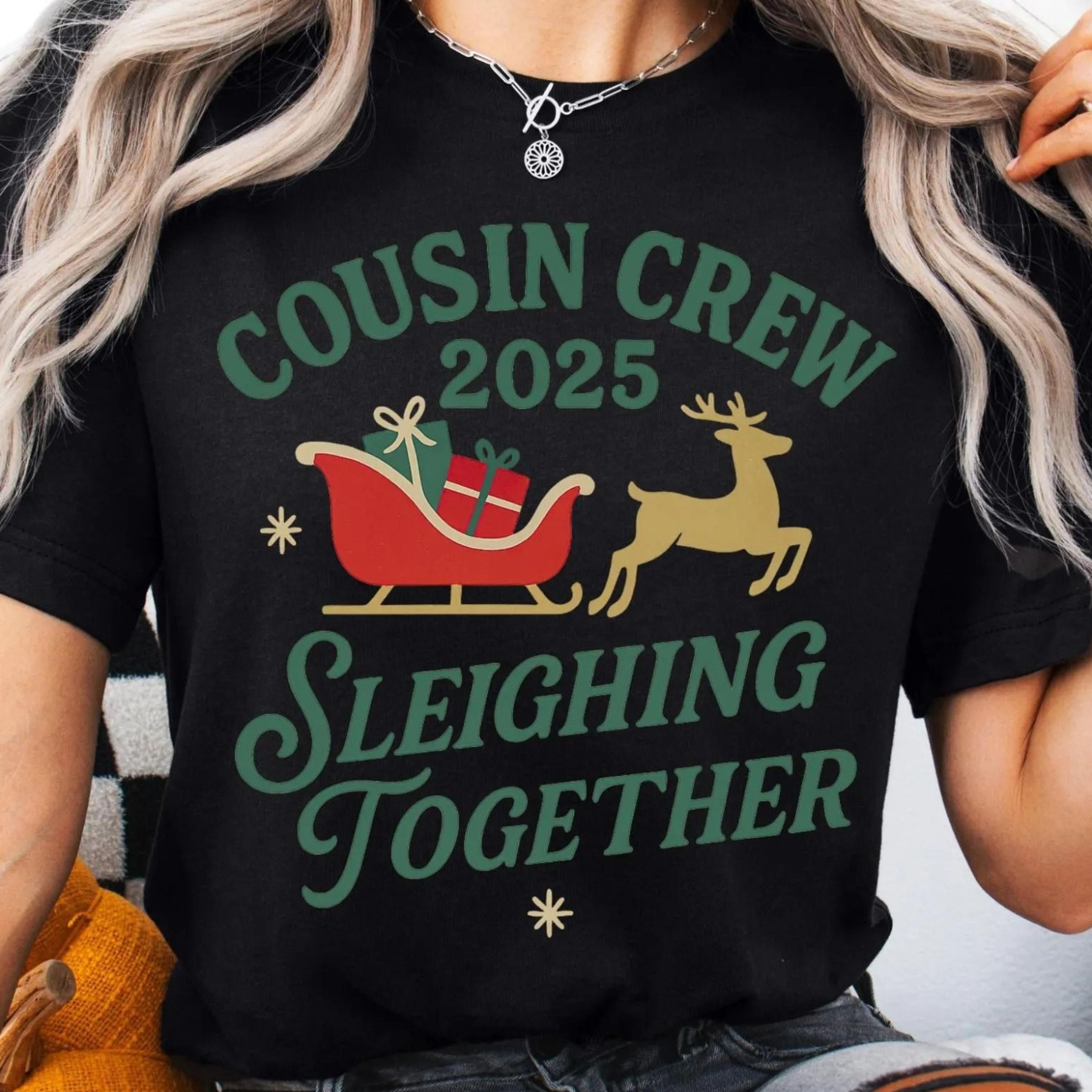 cousin crew christmas shirt, matching cousin shirts, family christmas shirt, cousins christmas party outfit