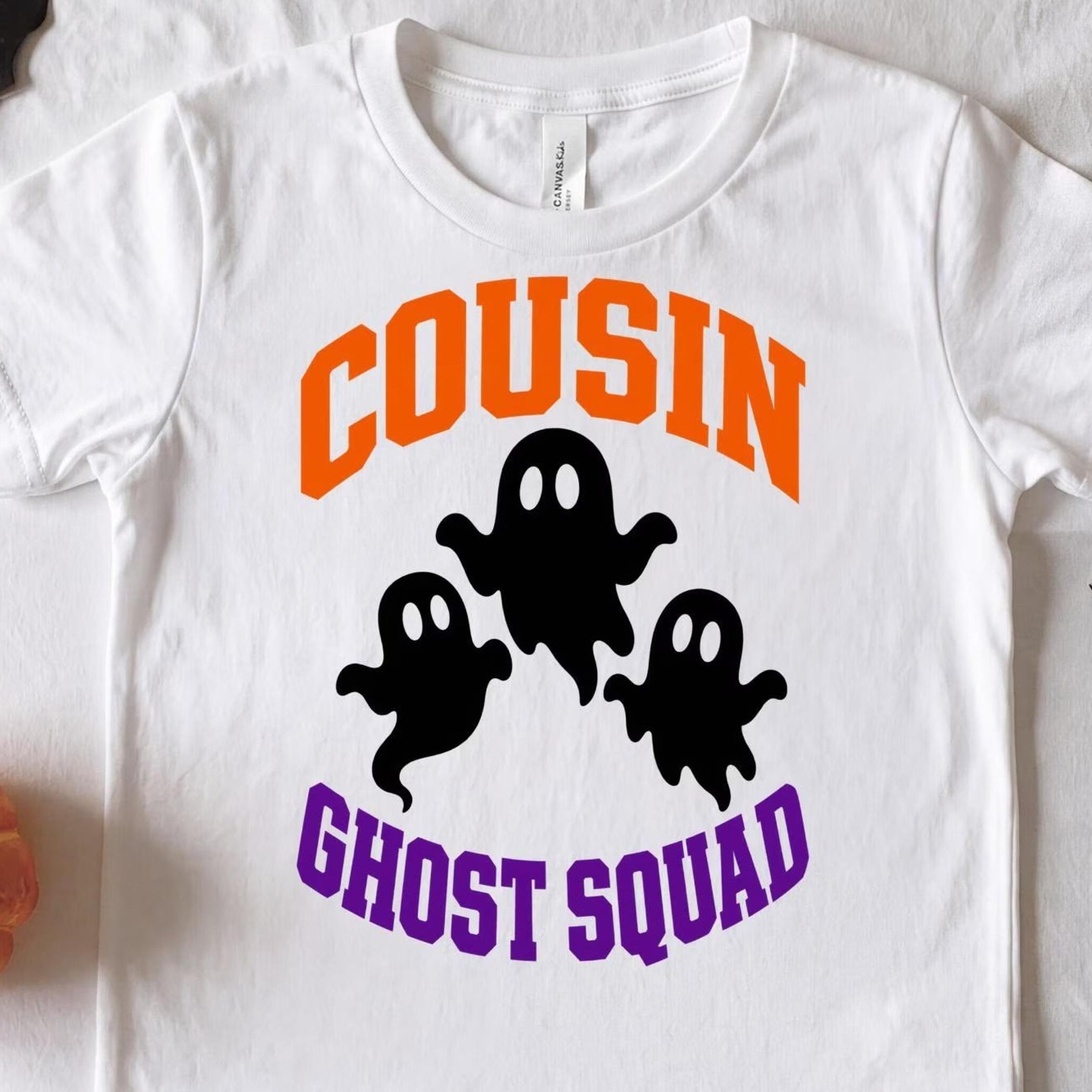 halloween ghost shirt , matching cousin family tee, kids spooky group gift, halloween family reunion