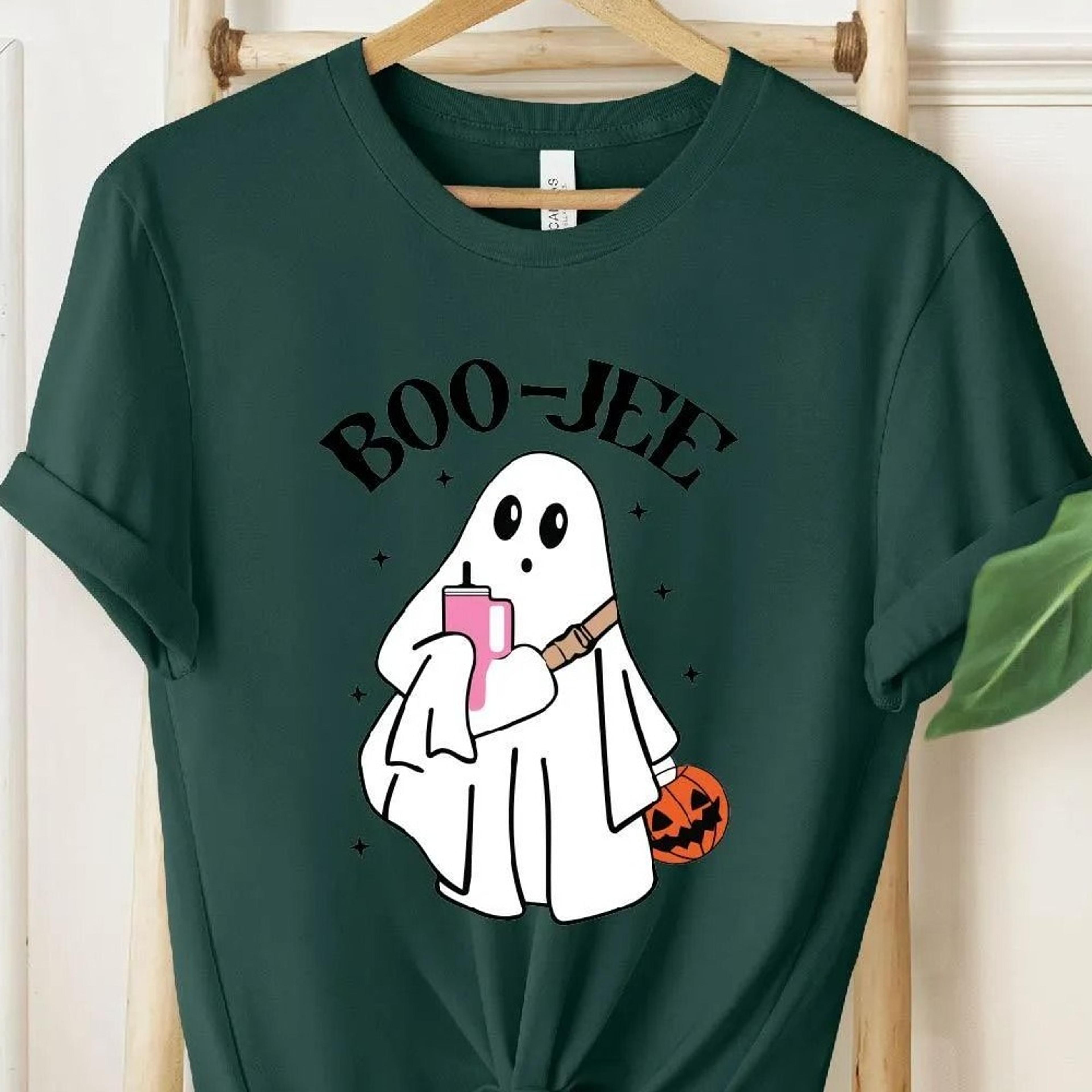boo jee ghost t shirt spooky season halloween tee