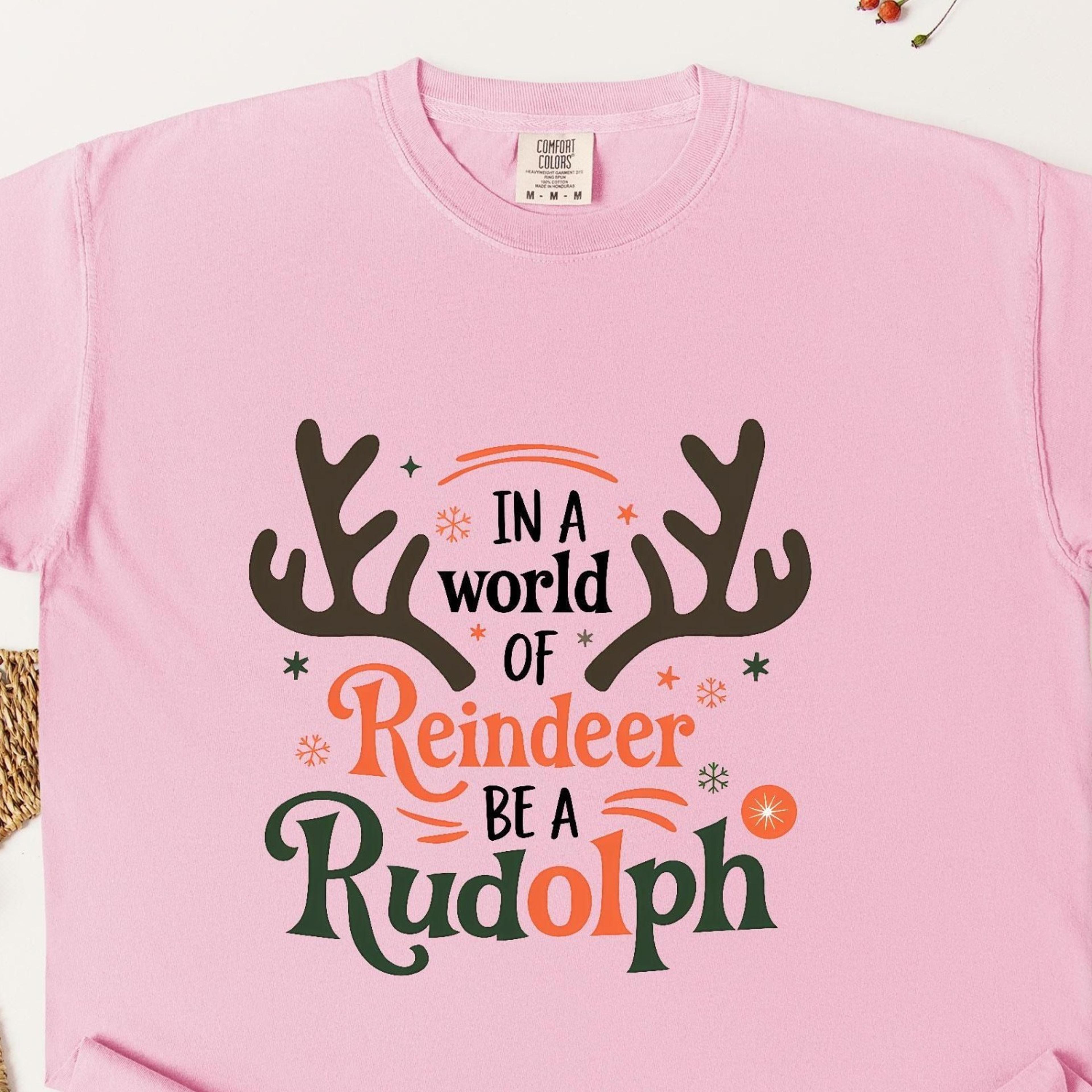 rudolph christmas shirt holiday reindeer