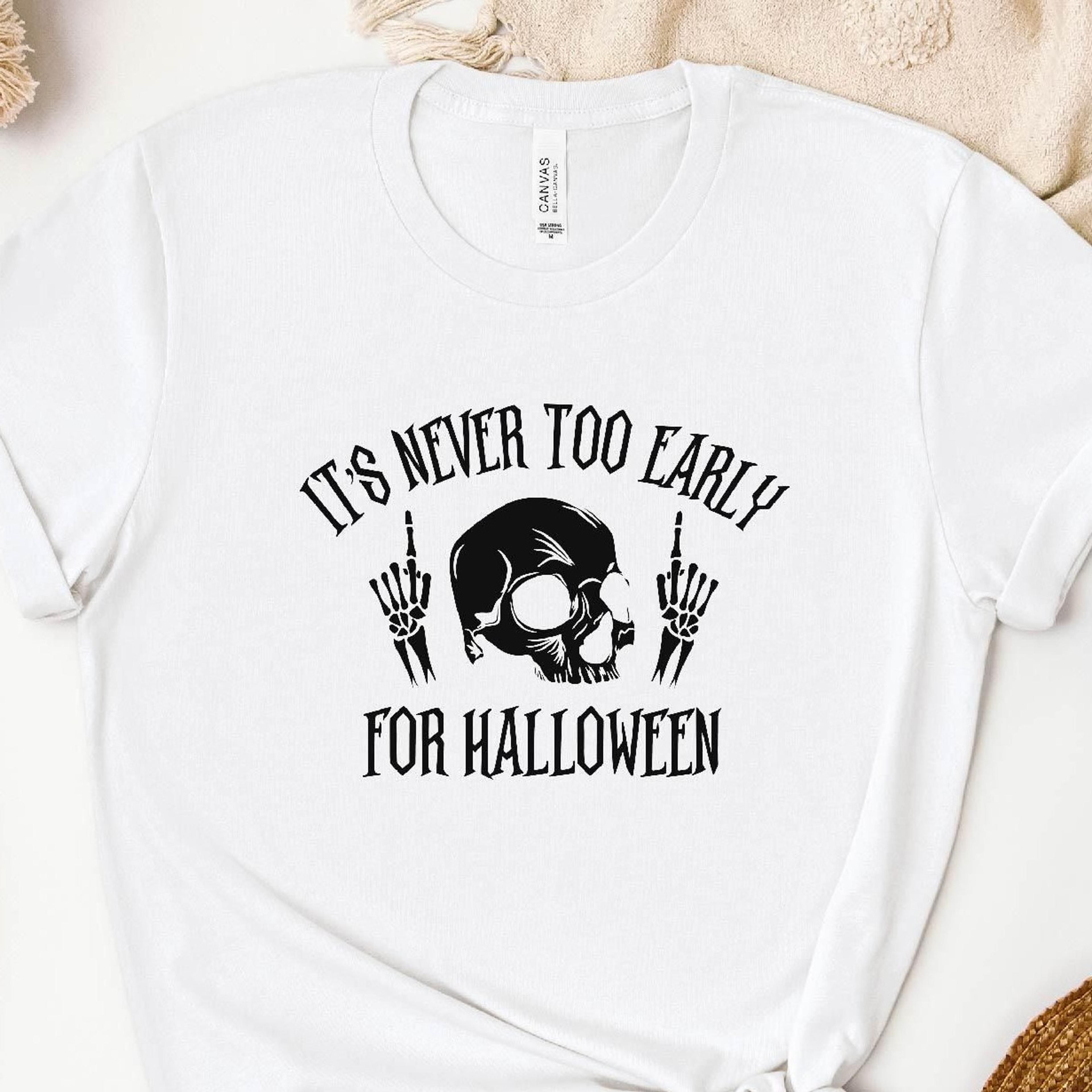 skull halloween t-shirt gothskeleton graphic tee