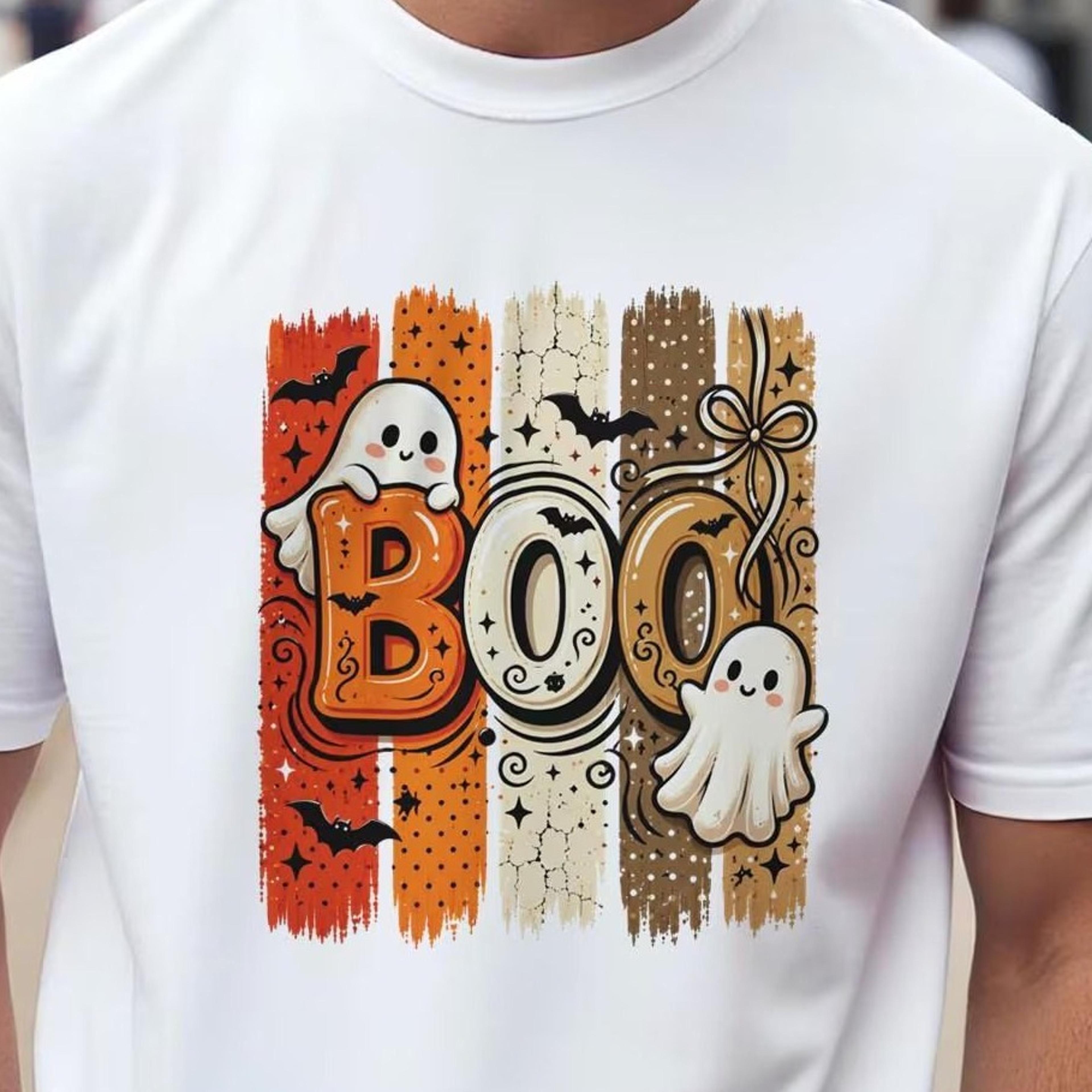 halloween boo shirt, cute ghost t-shirt, spooky halloween shirt, fall graphic tee, boo halloween top, cute ghost gift