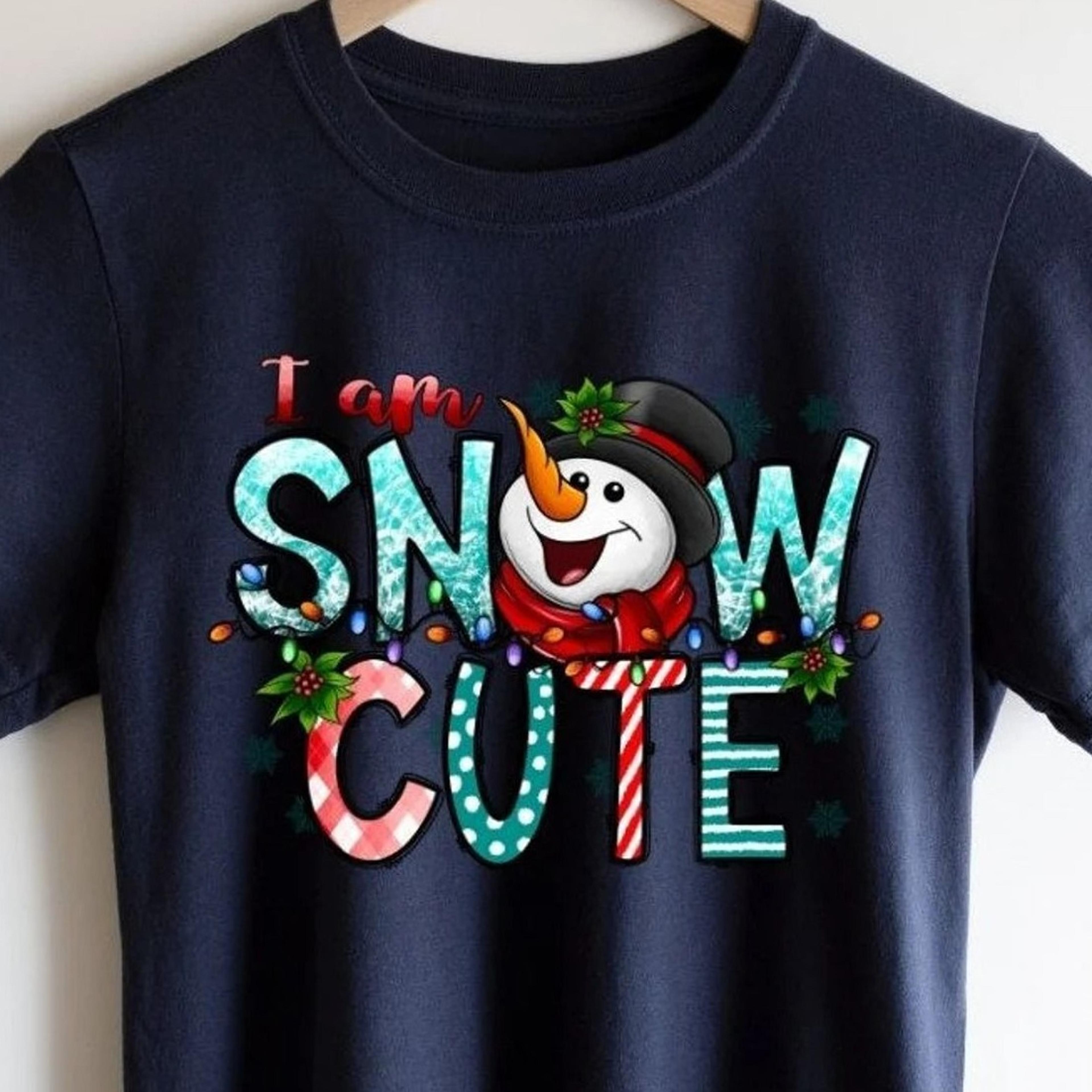 i am snow cute shirt gift for christmas, cute winter shirt, funny snowman tshirt, snowflake maker shirt