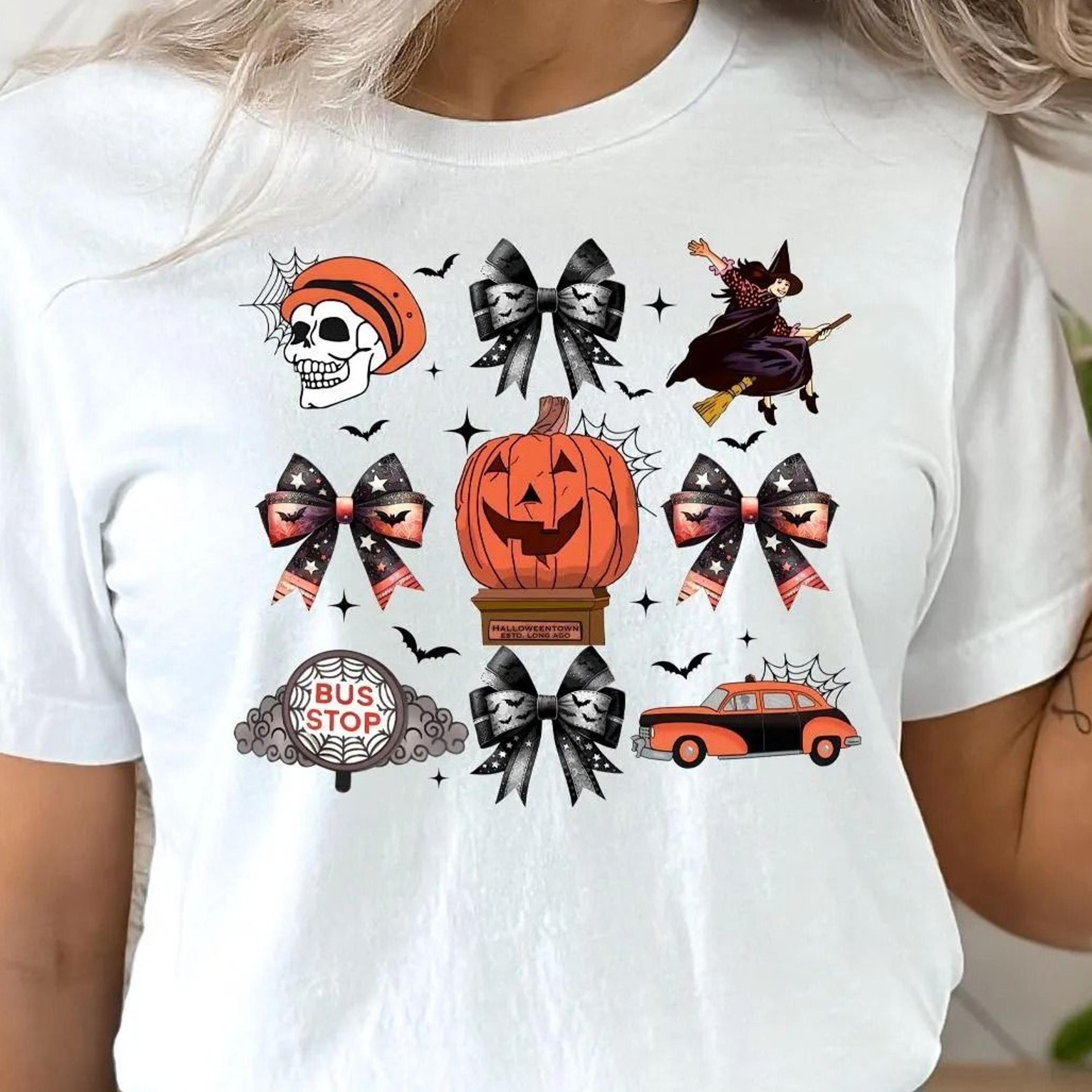 halloween movies coquette tee, horror halloween tshirt