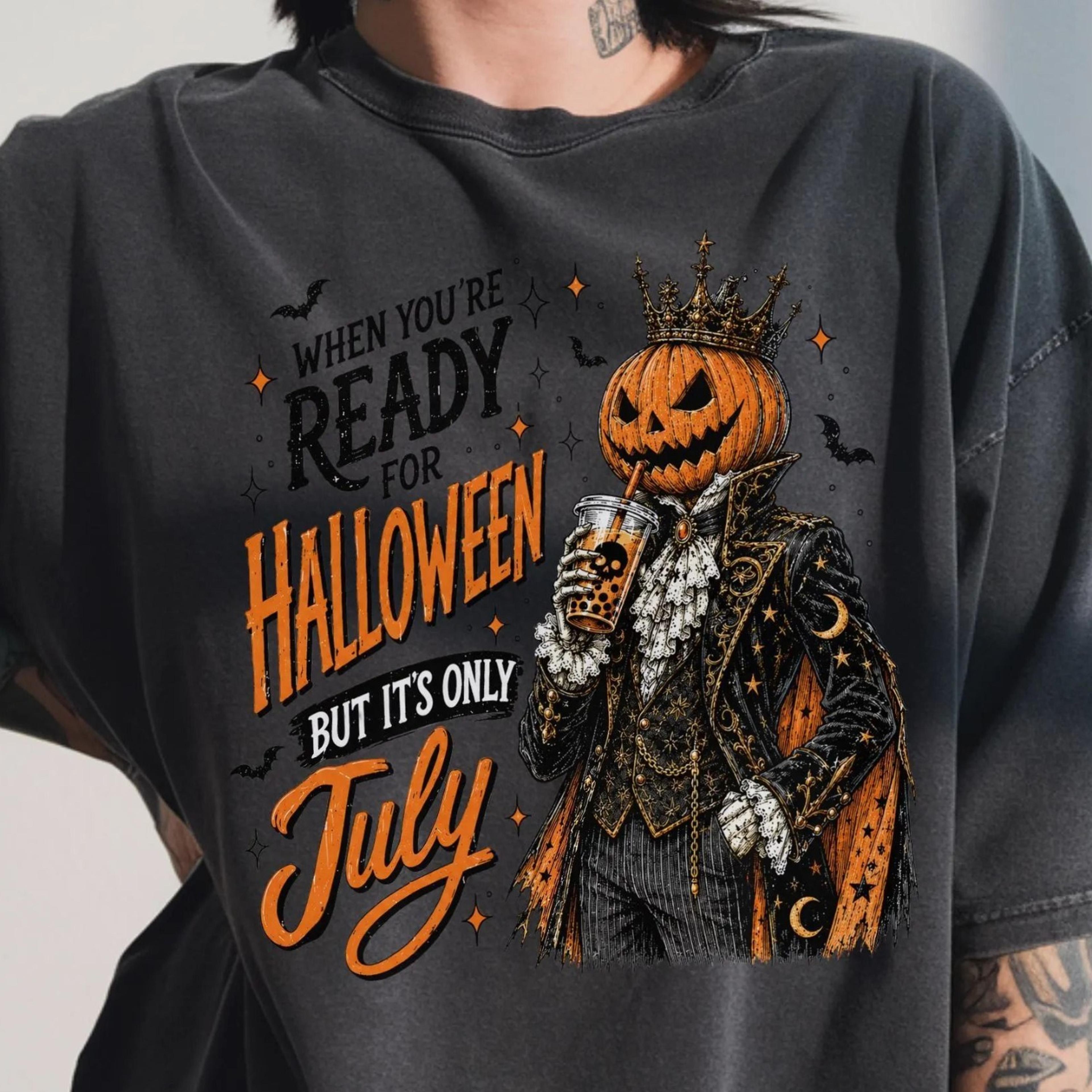 halloween tee, trick or treat apparel, vintage pumpkin graphic shirt