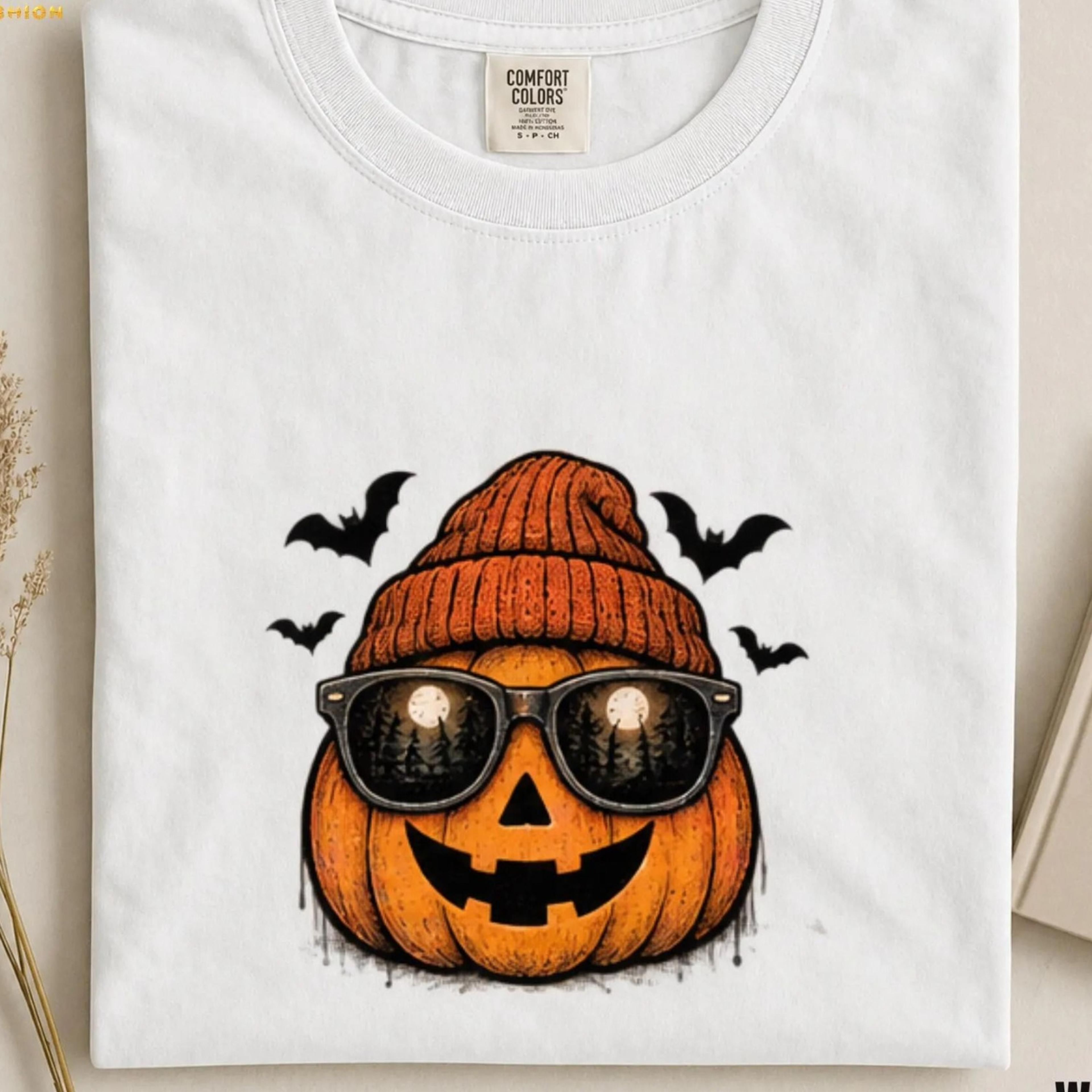 retro pumpkin halloween shirt, cool jack o lantern tee, spooky season shirt