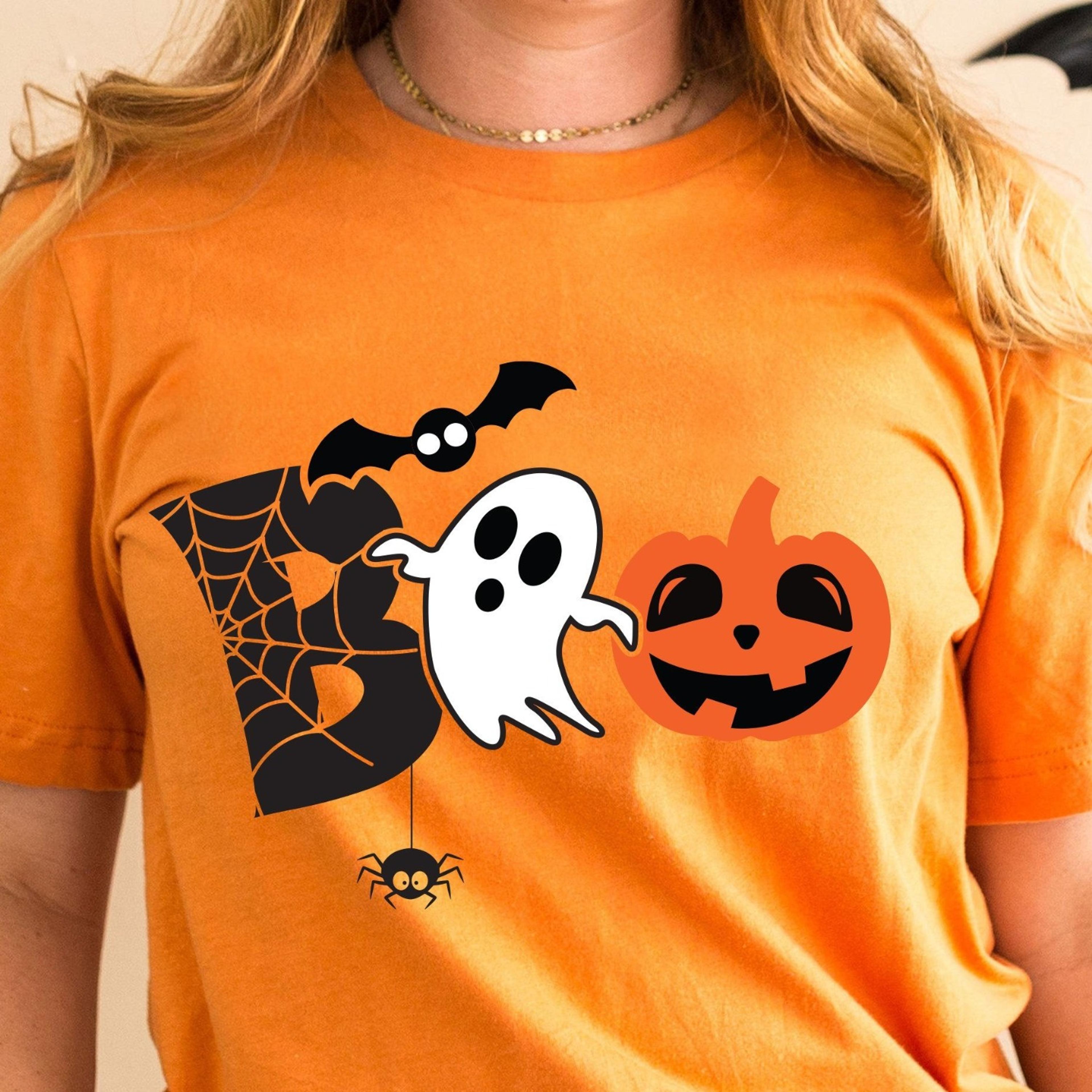 halloween shirt for women, halloween boo shirt, kids halloween shirt