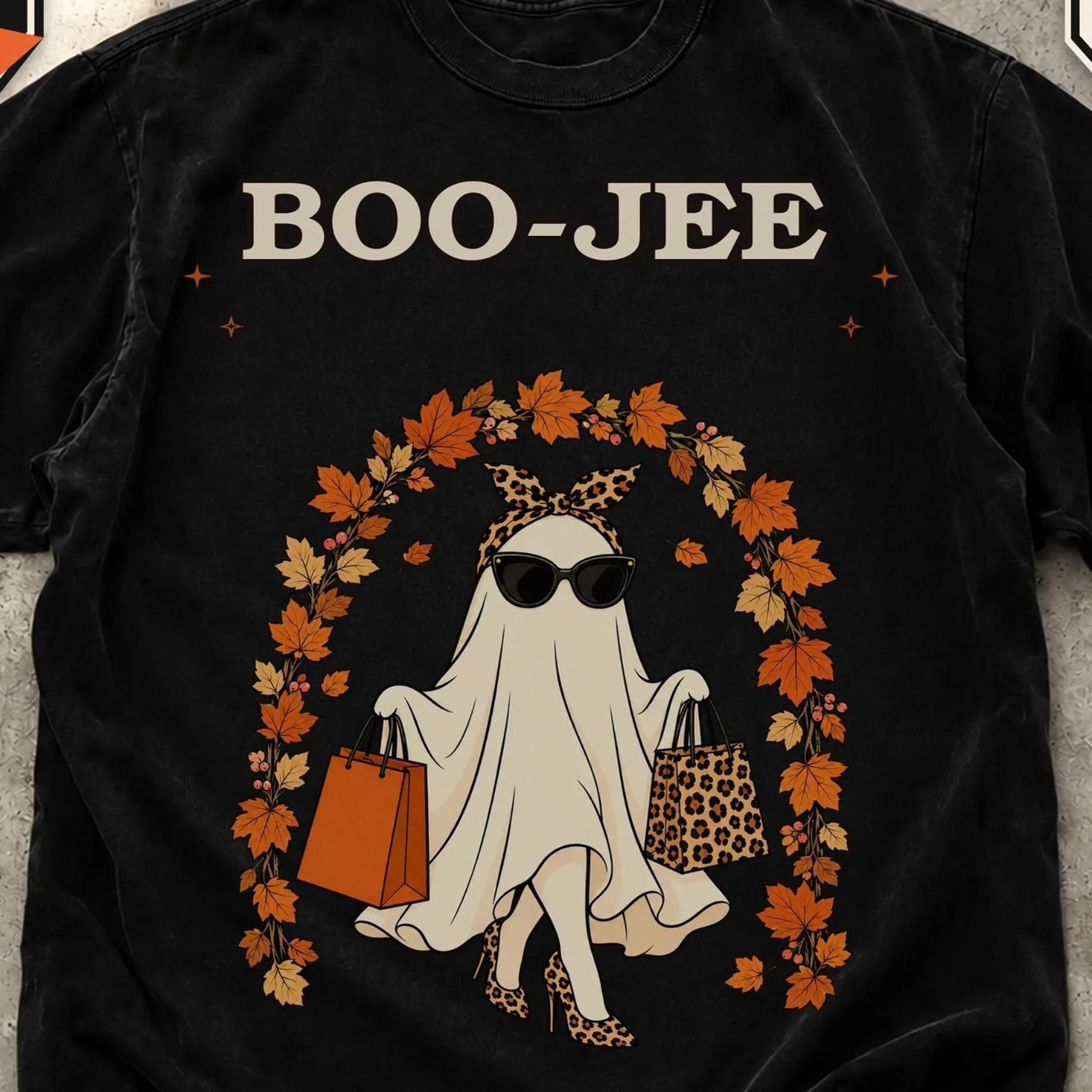 boo jee shirt, funny halloween tee gift, funny ghost shirt gift,