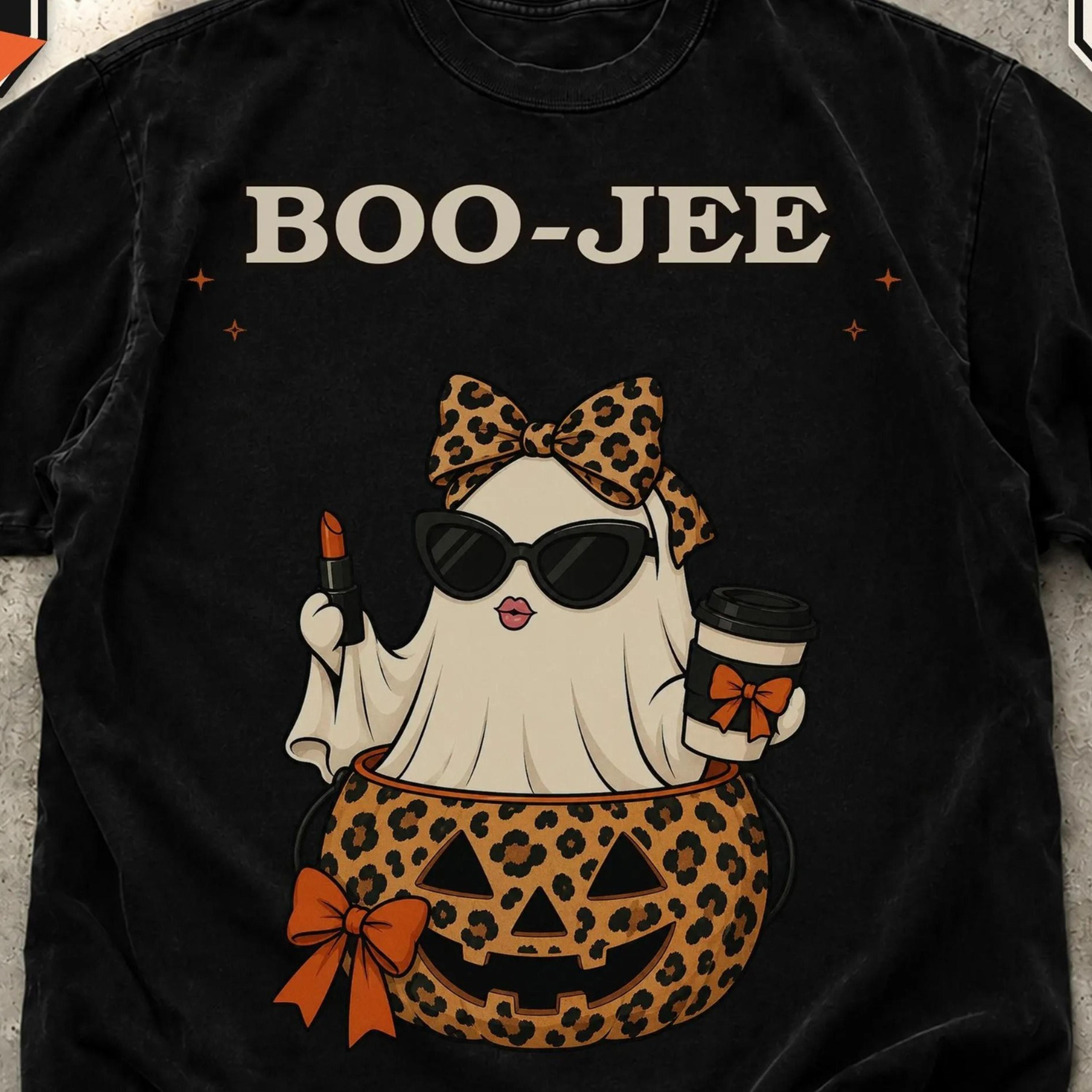 jee t shirt, cute ghost shirt women, funny ghost shirt gift, spooky season ghost tee, boo jee shirt,