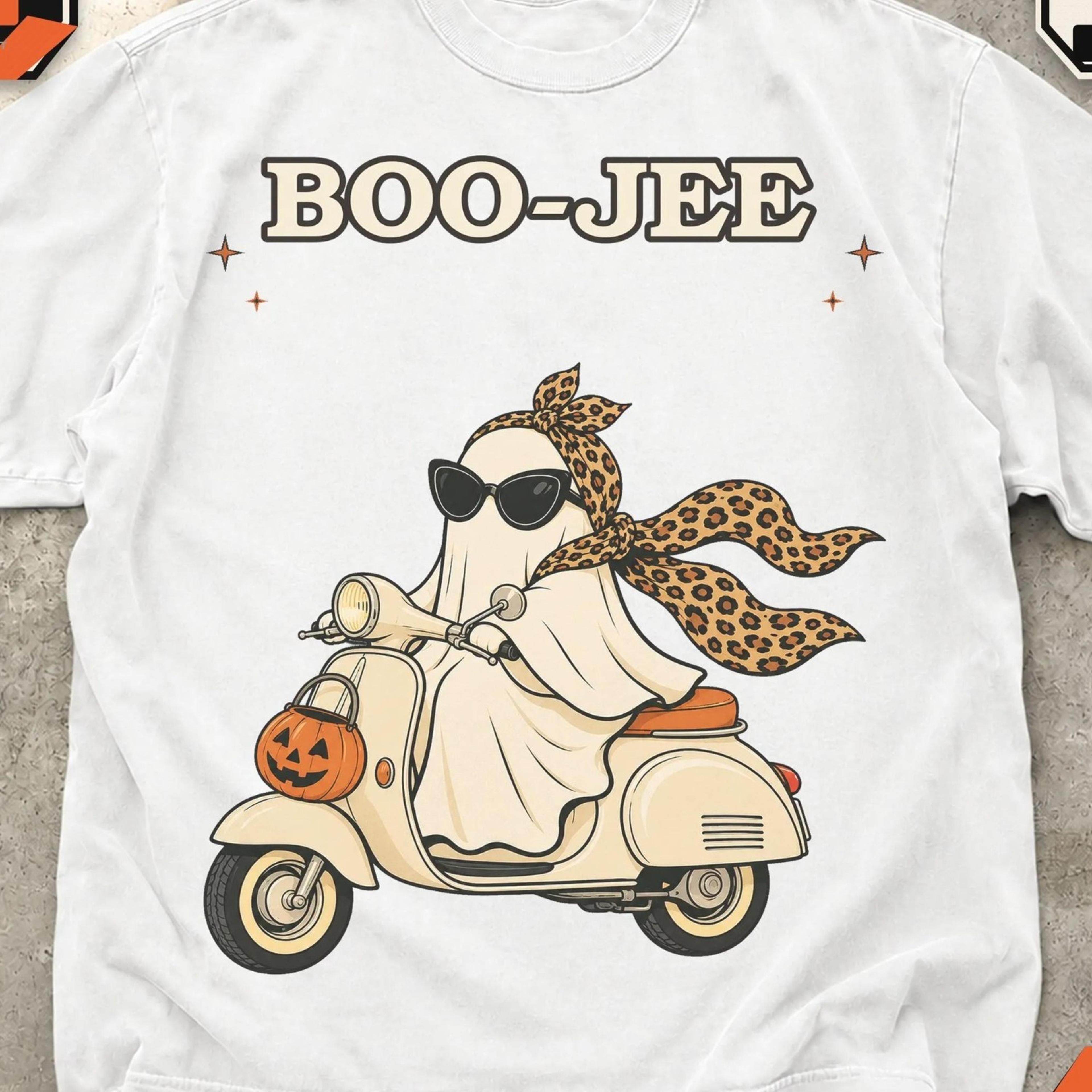 boo-jee t-shirt, halloween ghost , boo jee halloween shirt, boo jee shirt, funny halloween tee gif
