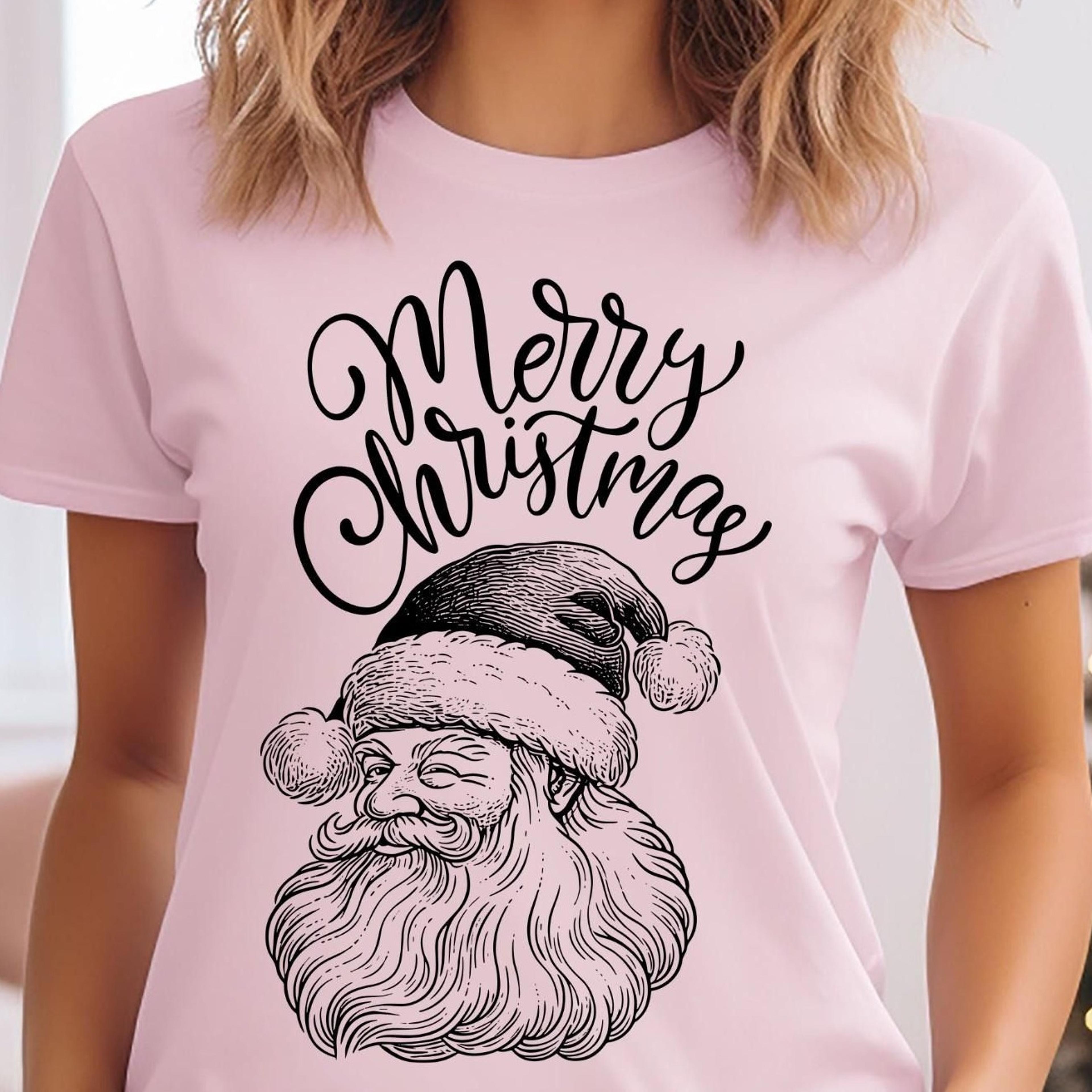 vintage santa christmas shirt, holiday sweatshirt, retro claus