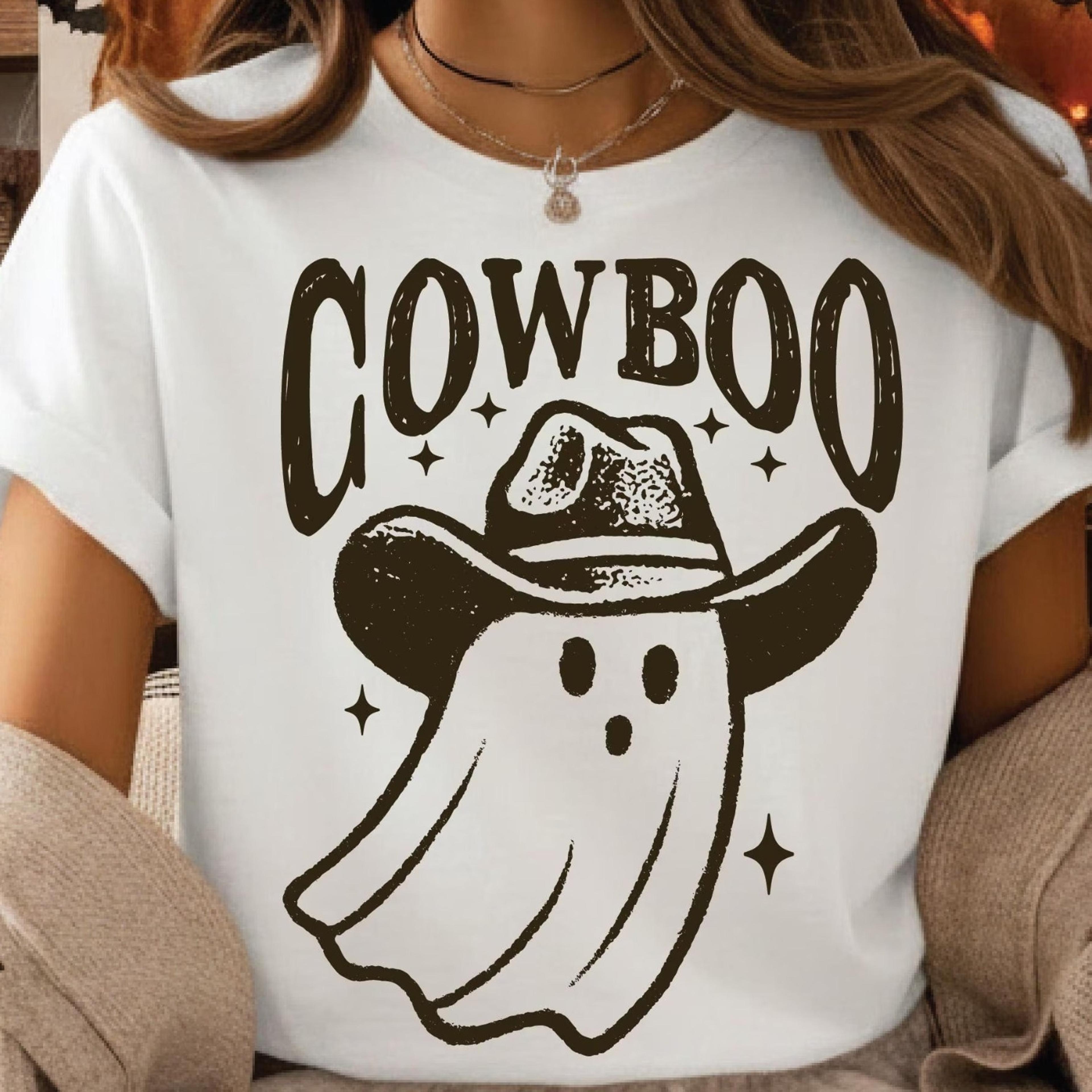 western halloween shirt, cowboo sweatshirt, spooky rodeo t-shirt, halloween ghost shirt, halloween gifts, trick or treat