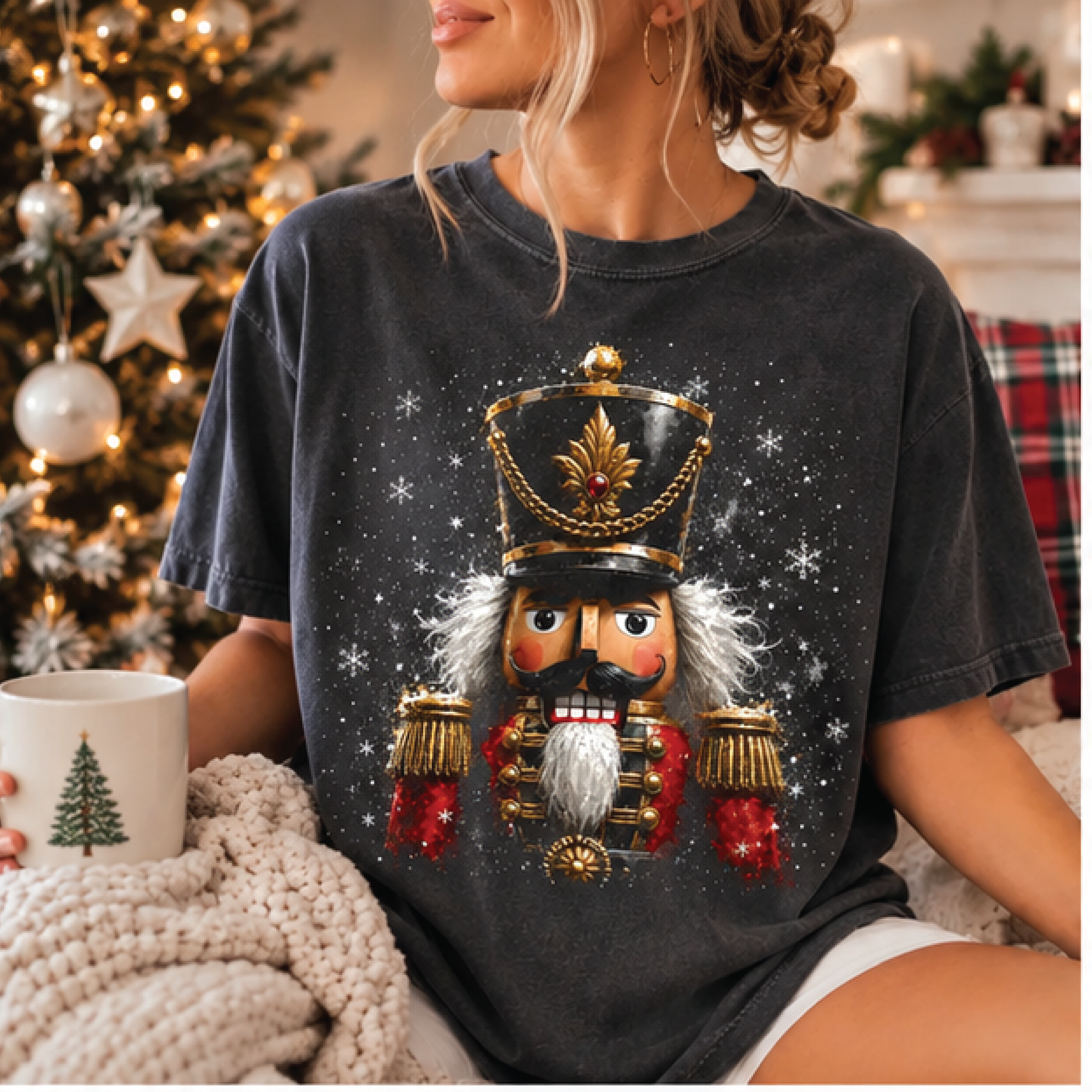 christmas nutcracker shirt, vintage nutcracker graphic tee, festive holiday t-shirt, christmas gift, unisex adult xmas