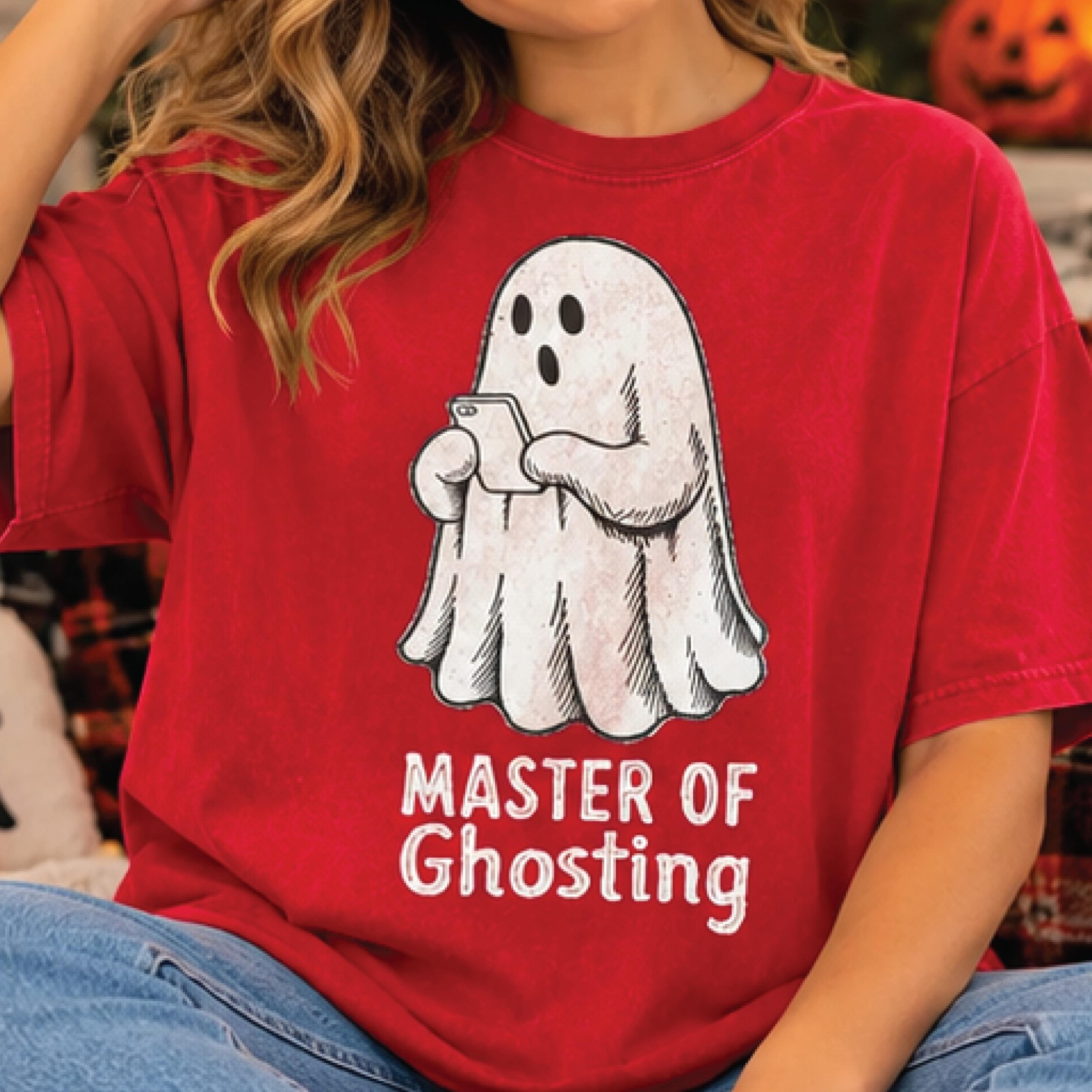 master of ghosting shirt, funny halloween ghost t-shirt, cute spooky season graphic tee, sarcastic ghost lover gift