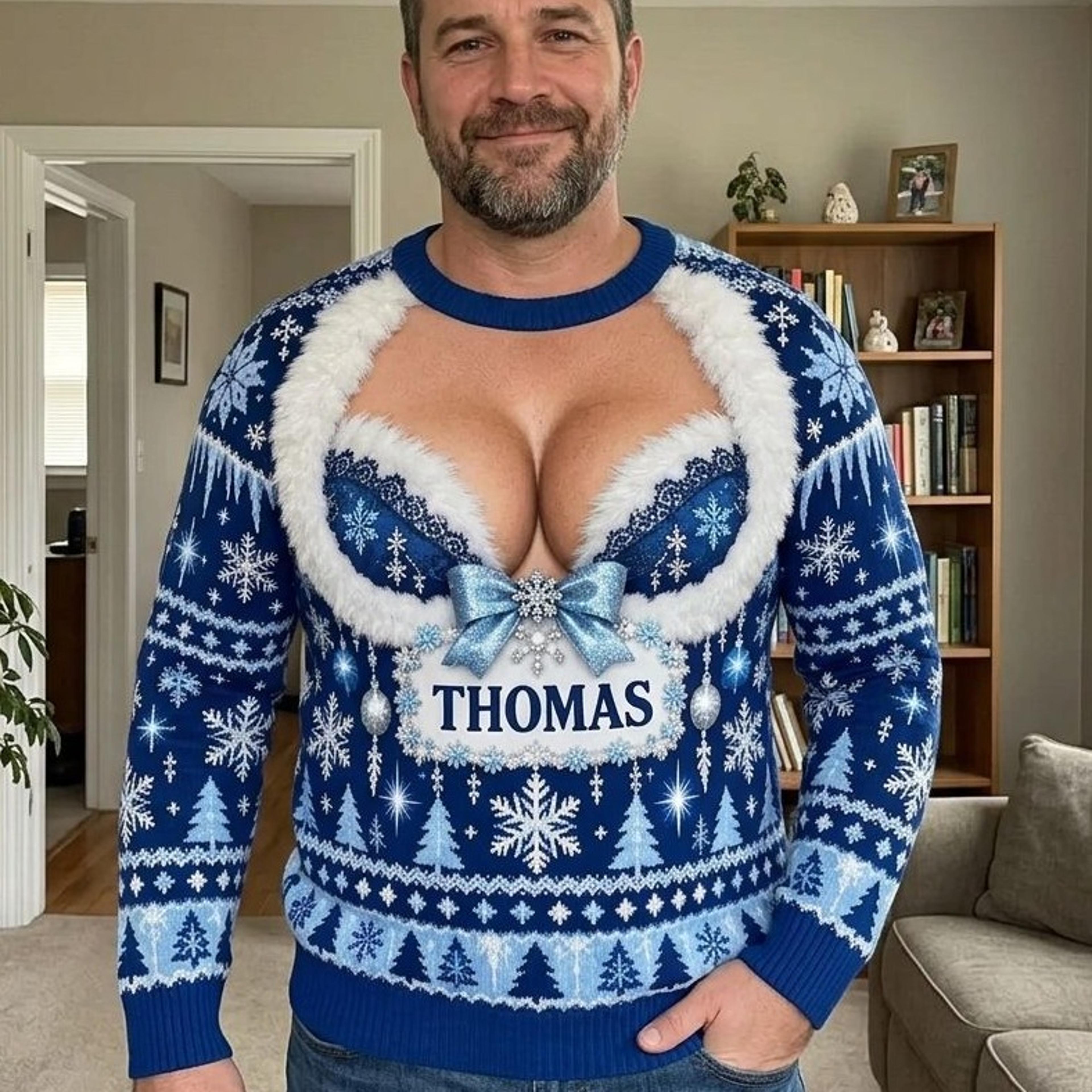 personalized snow queen christmas sweatshirt, funny winter costume illusion ugly xmas sweater, custom name unisex adult