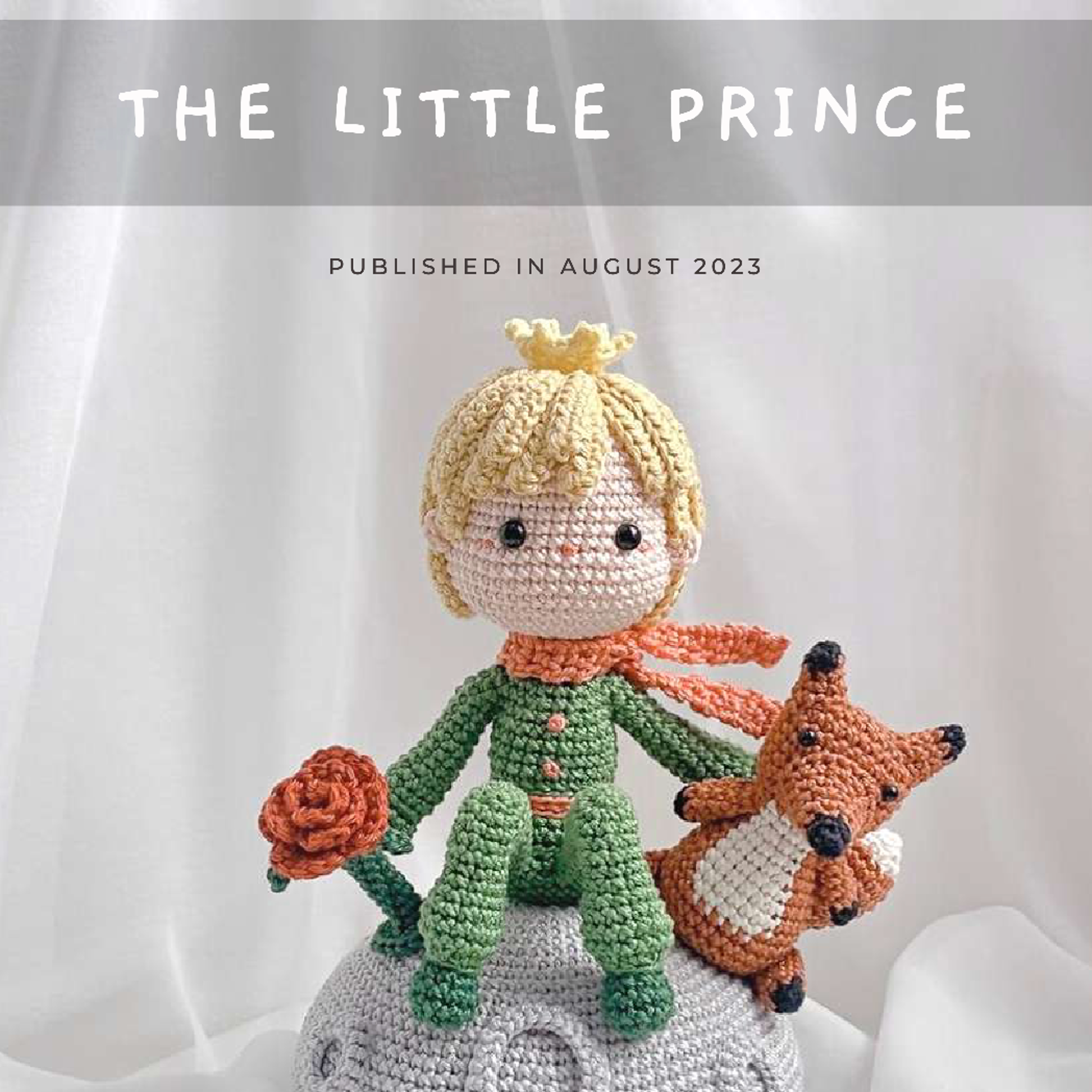 crochet pattern: the little prince - a radiant bloom of joy (instant download)