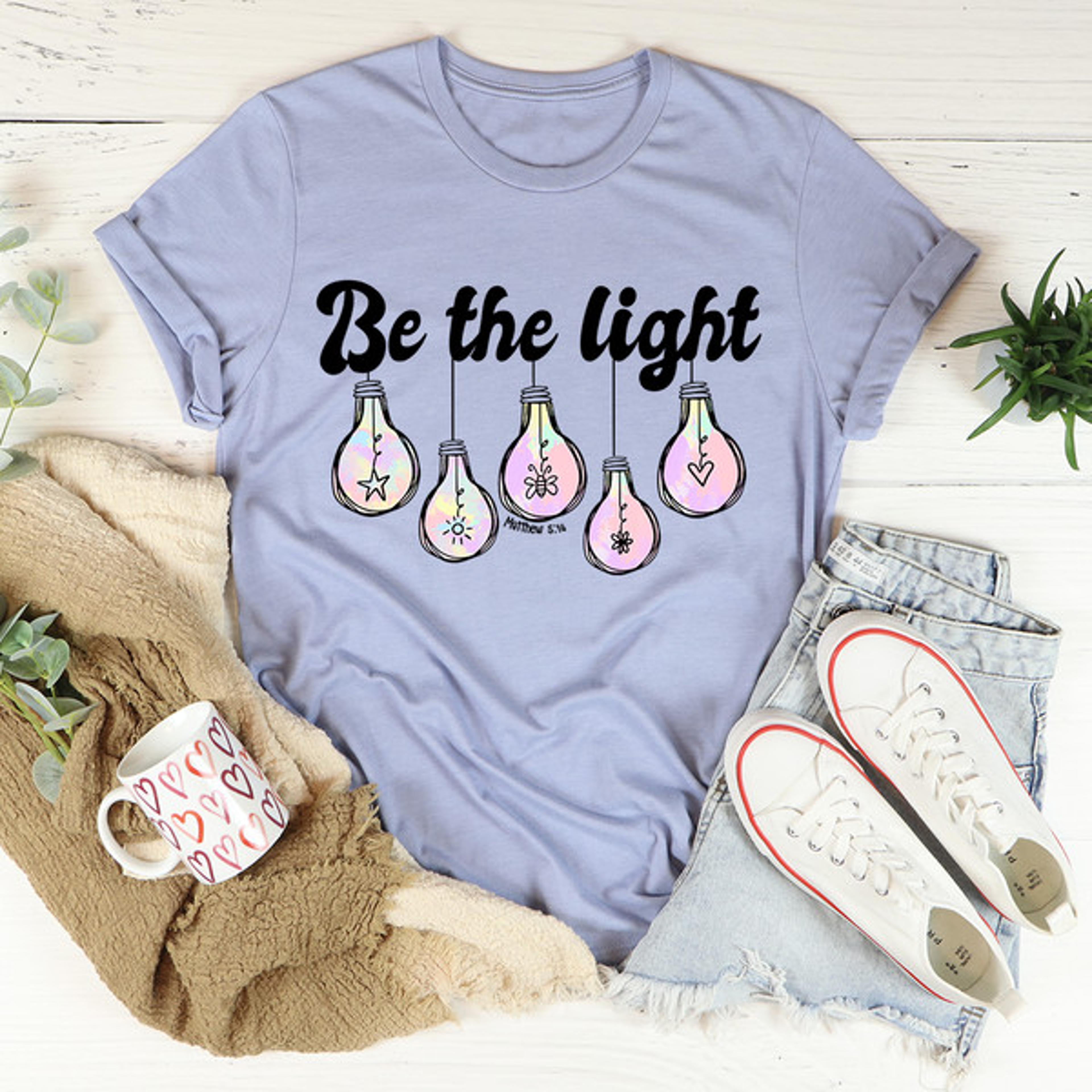 be the light matthew 5:14 tee