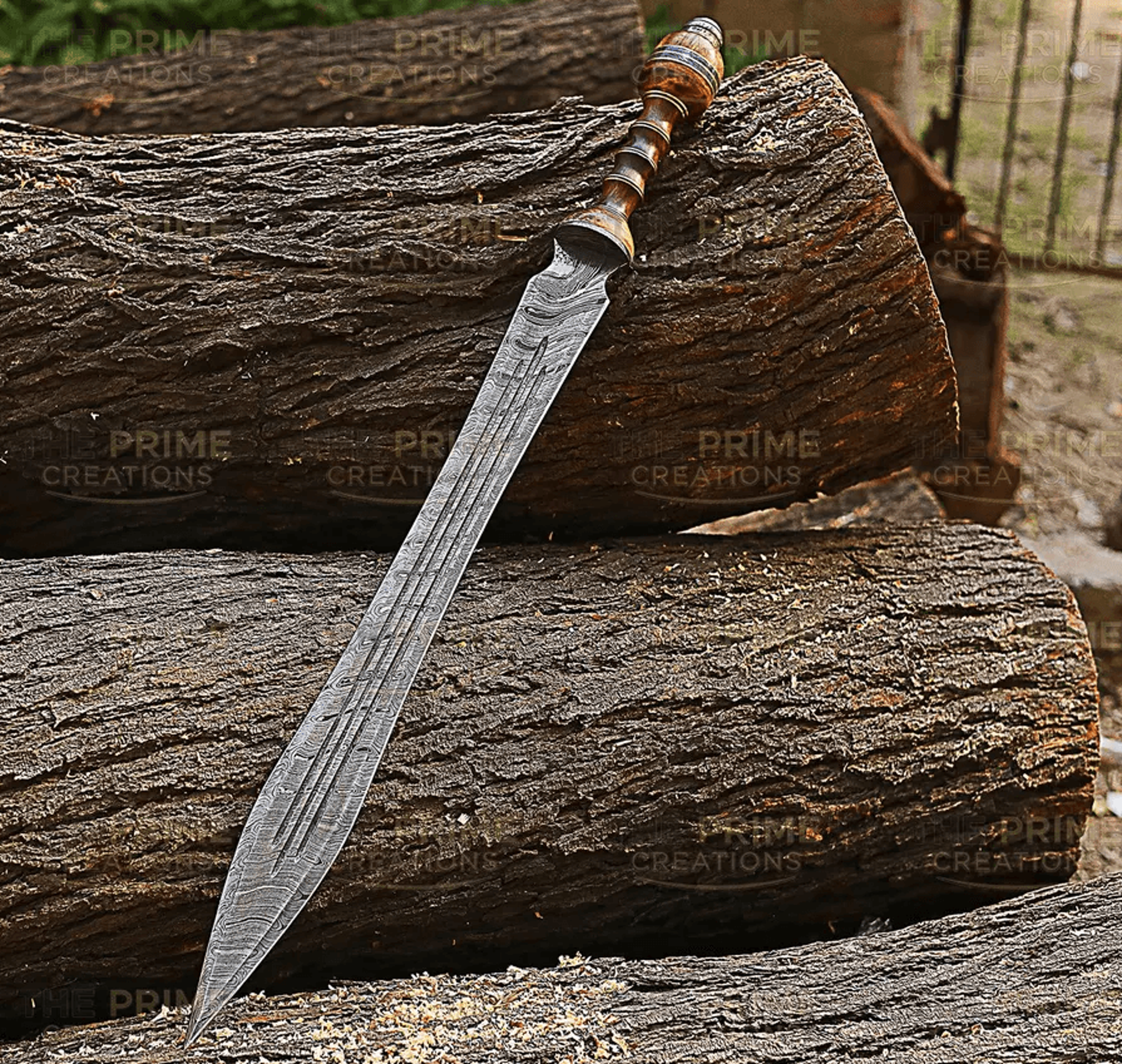 roman gladius historical custom made damascus steel sword with sheath, warrior sword, full tang sword