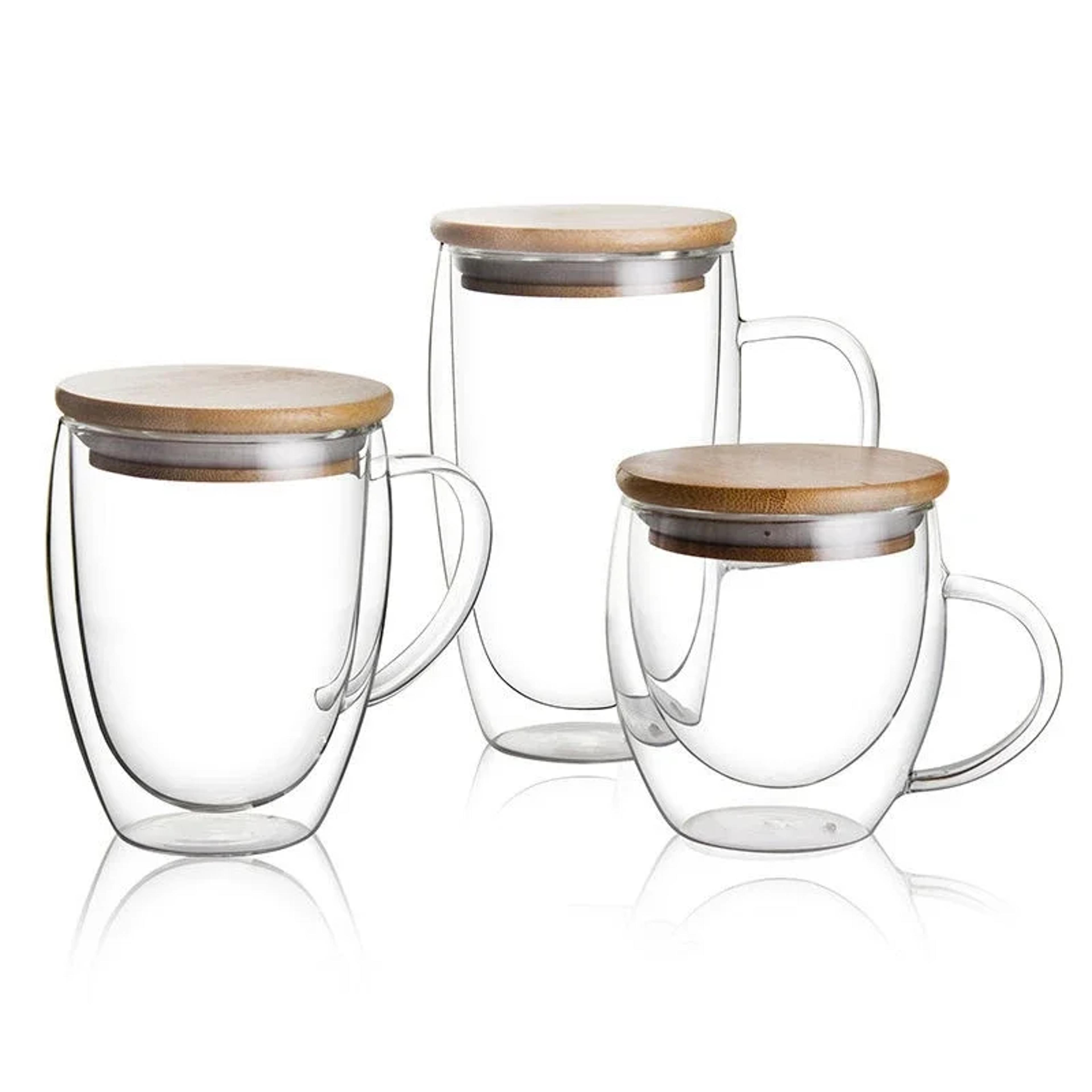 double wall mugs beer whiskey wine glasses tumbler holder cup coffee cups tea mug with lid