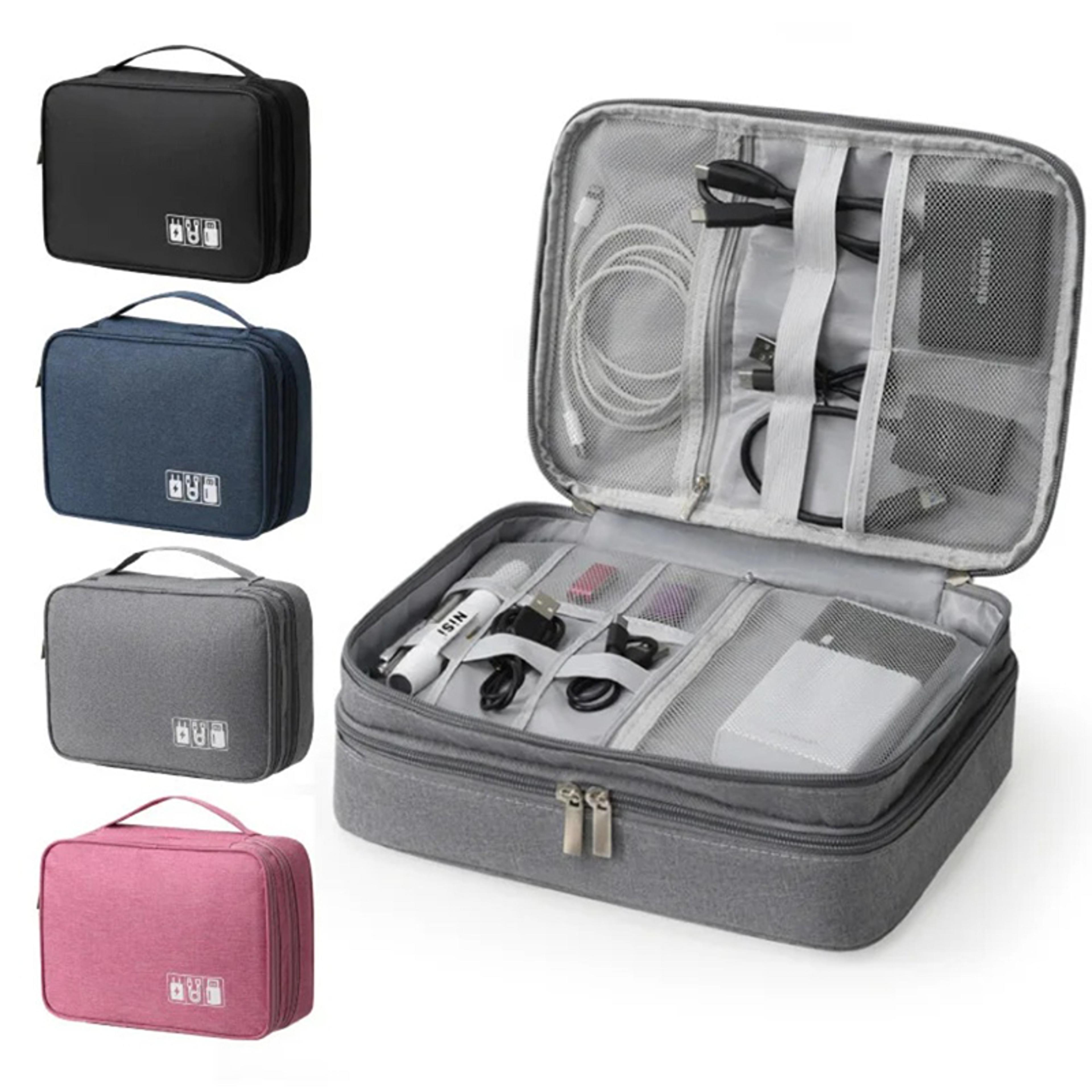 waterproof cable storage bag usb charger data line organizer travel portable storage case