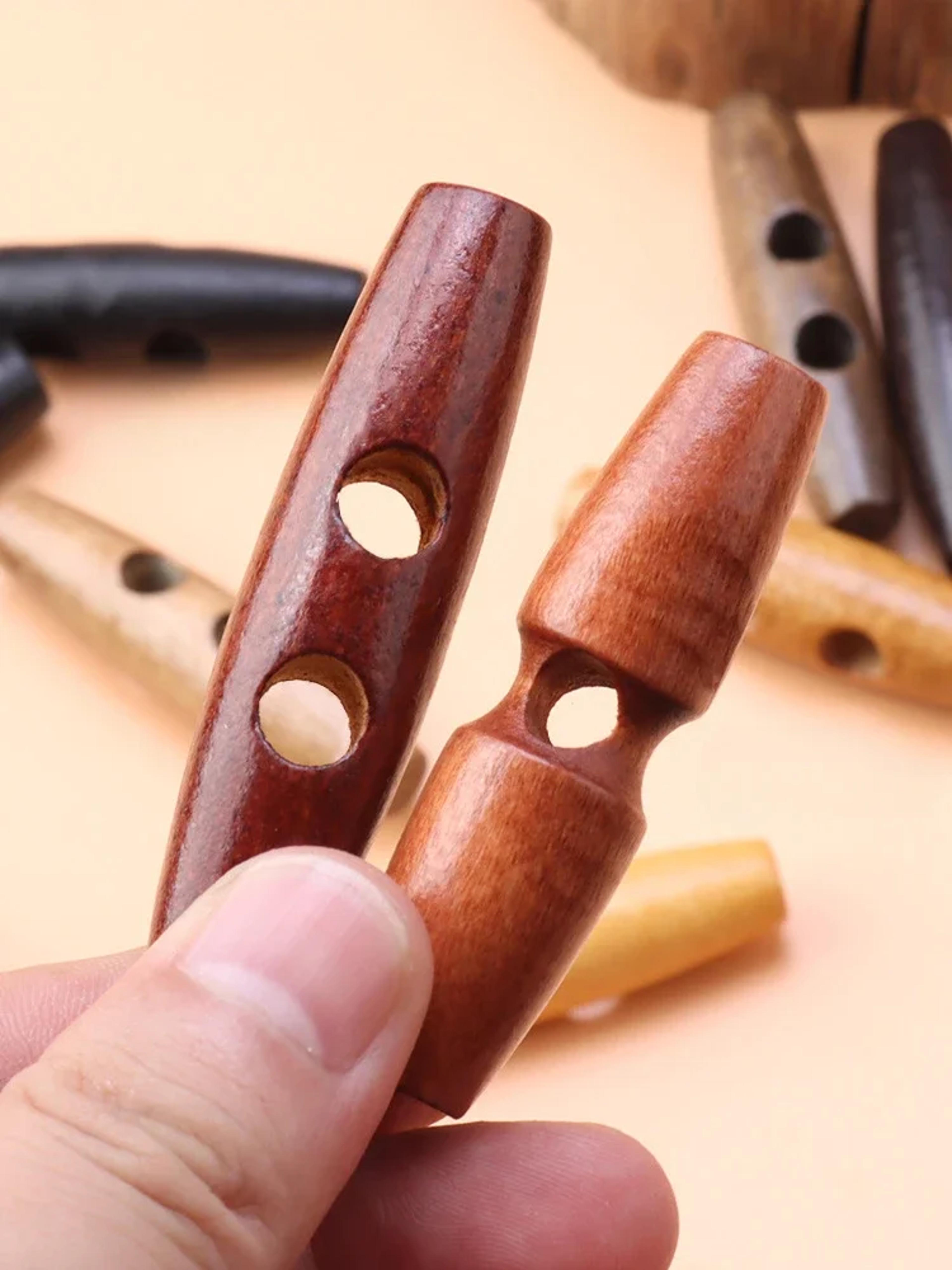 trendy wooden horn buckles, women's wind coat buttons for sewing and diy apparel projects, beautiful and durable
