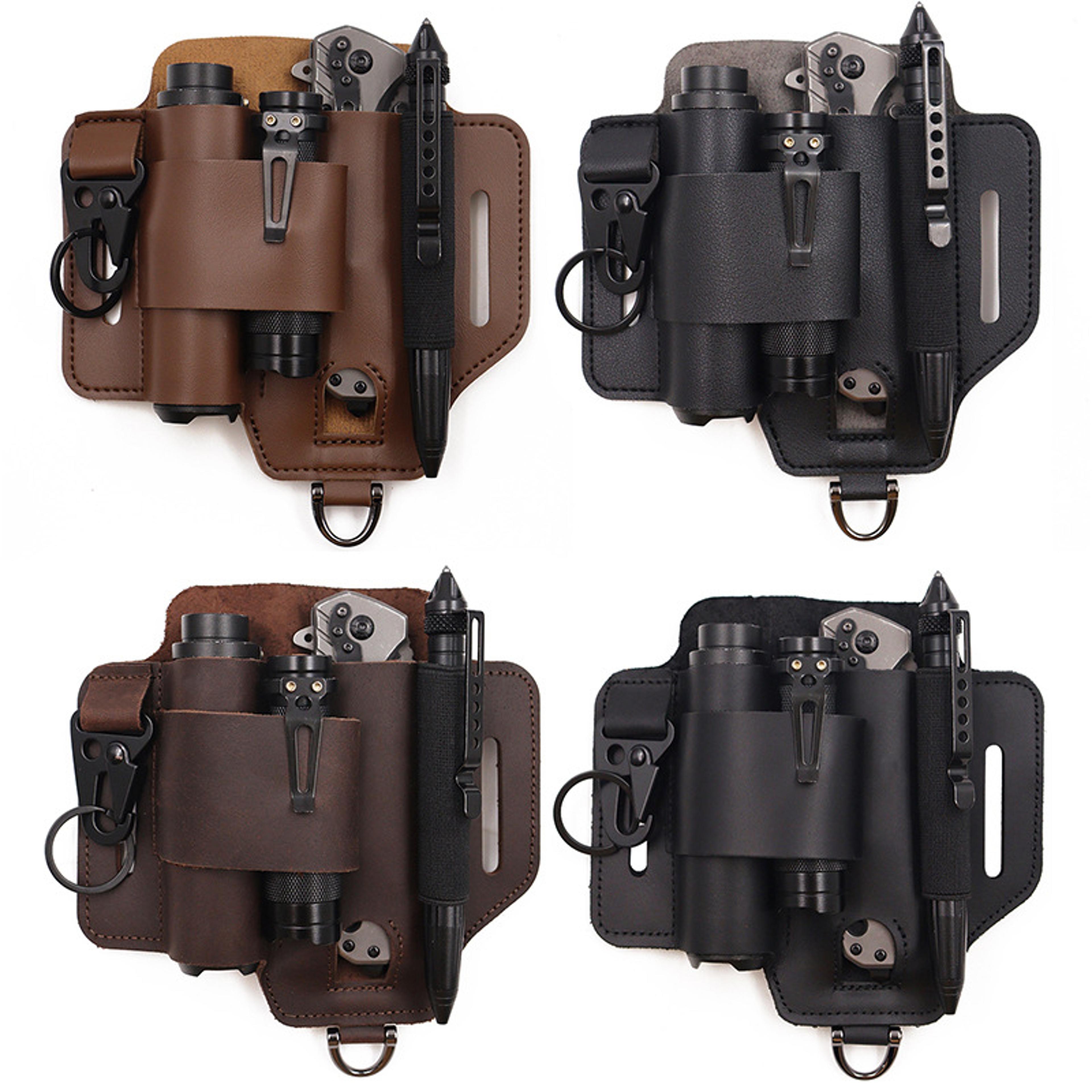 tactical edc tool holster survival storage pocket multifunctional flashlight sleeve universal new in stock
