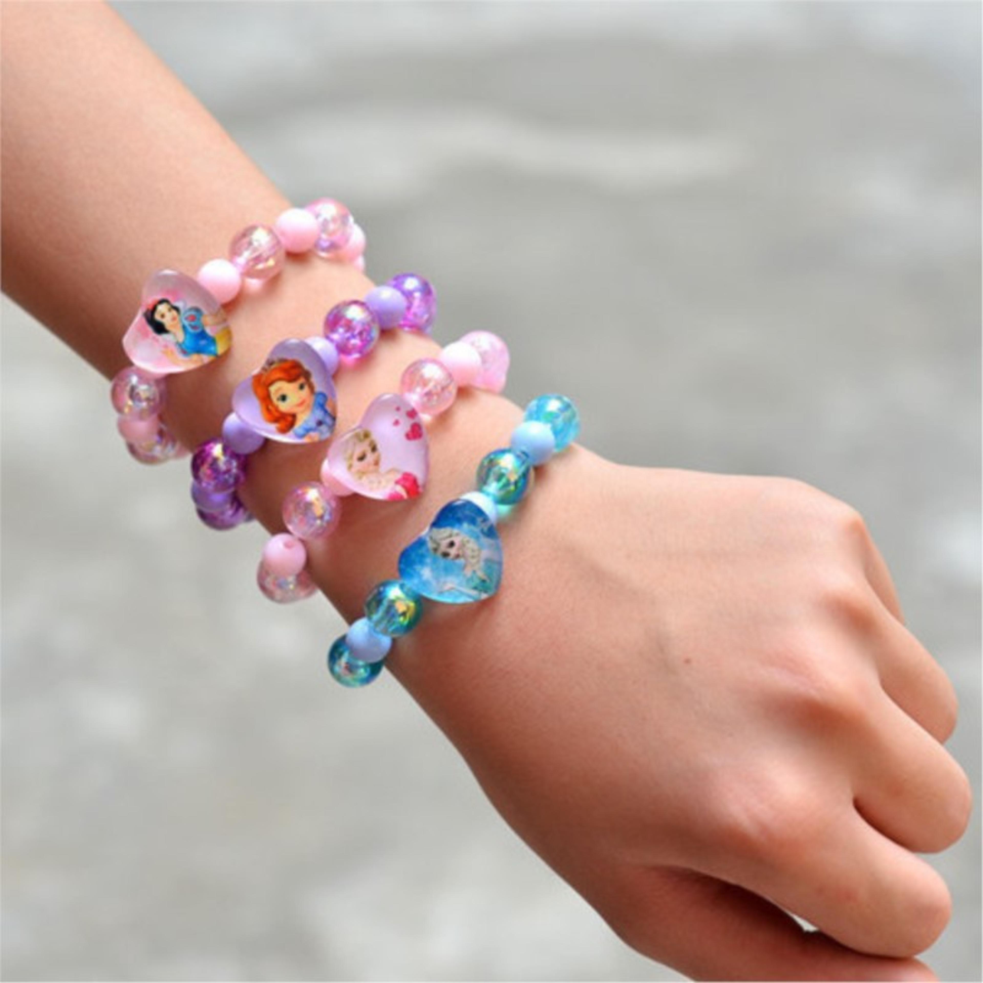 cute cartoon frozen elsa anna princess wrist decoration wear toys christmas gift for kids