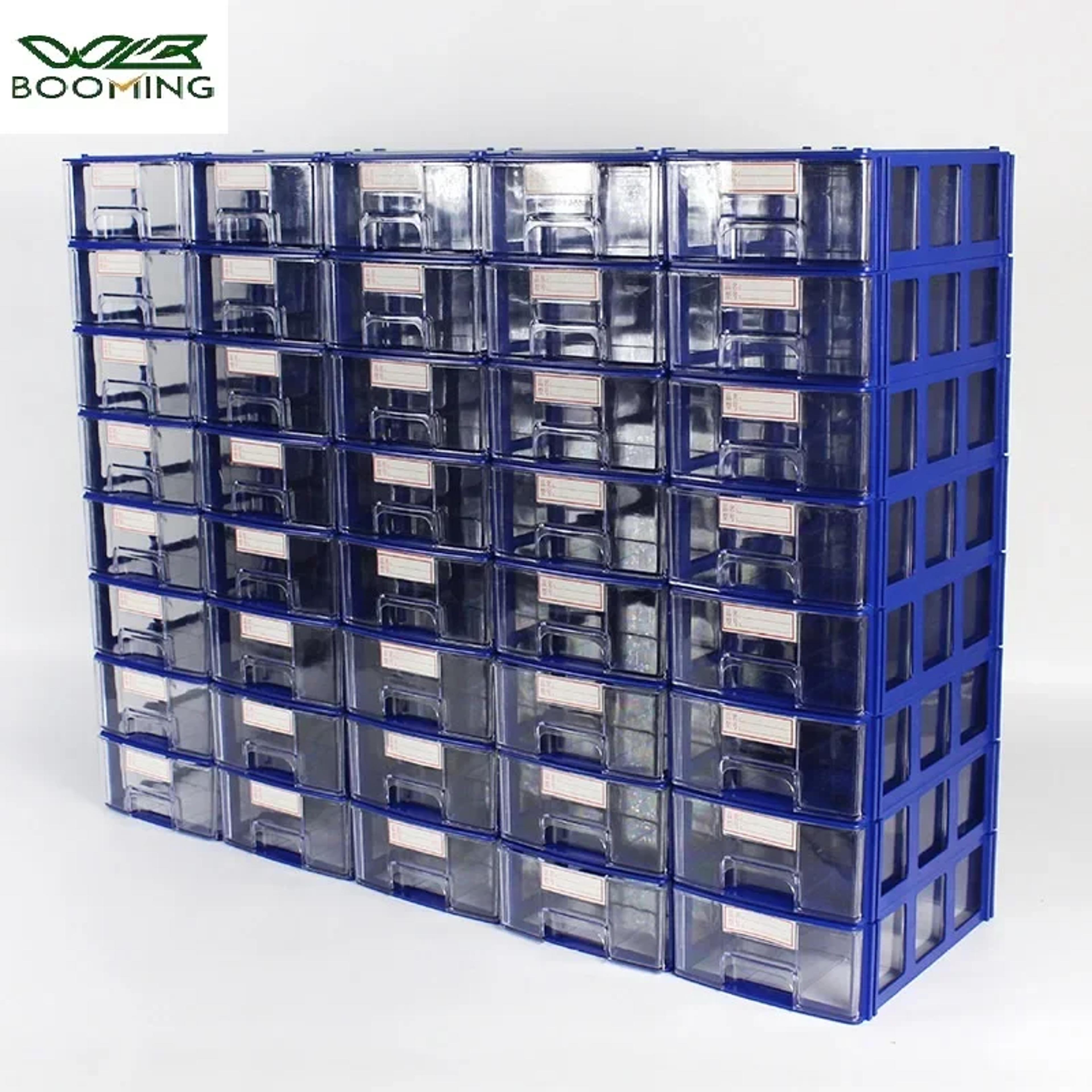 drawer storage box set stackable rectangular small parts organizer for office desktop tool storage