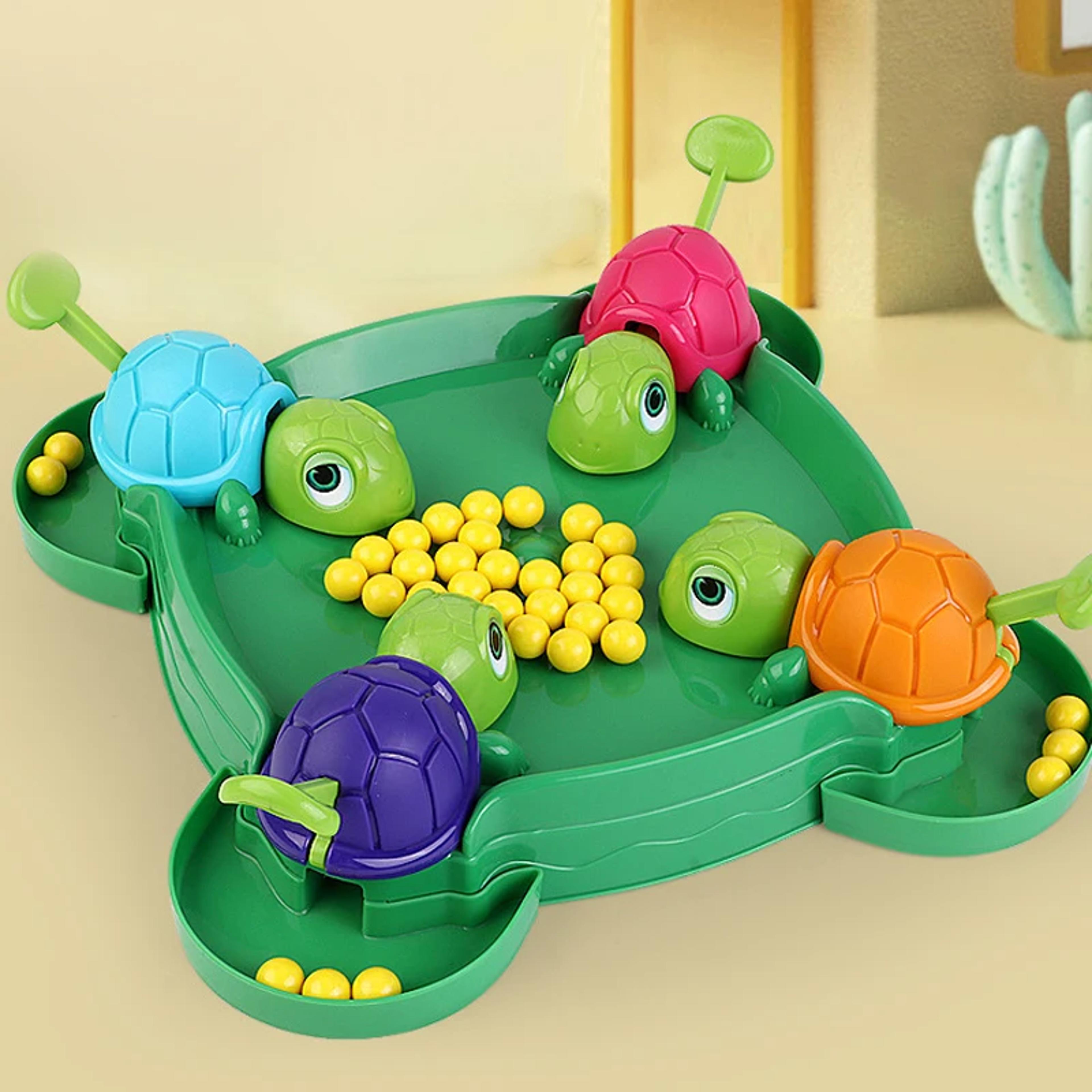 safe kids desktop turtles eat beans game entertainment educational competitive toy for parent-child interaction