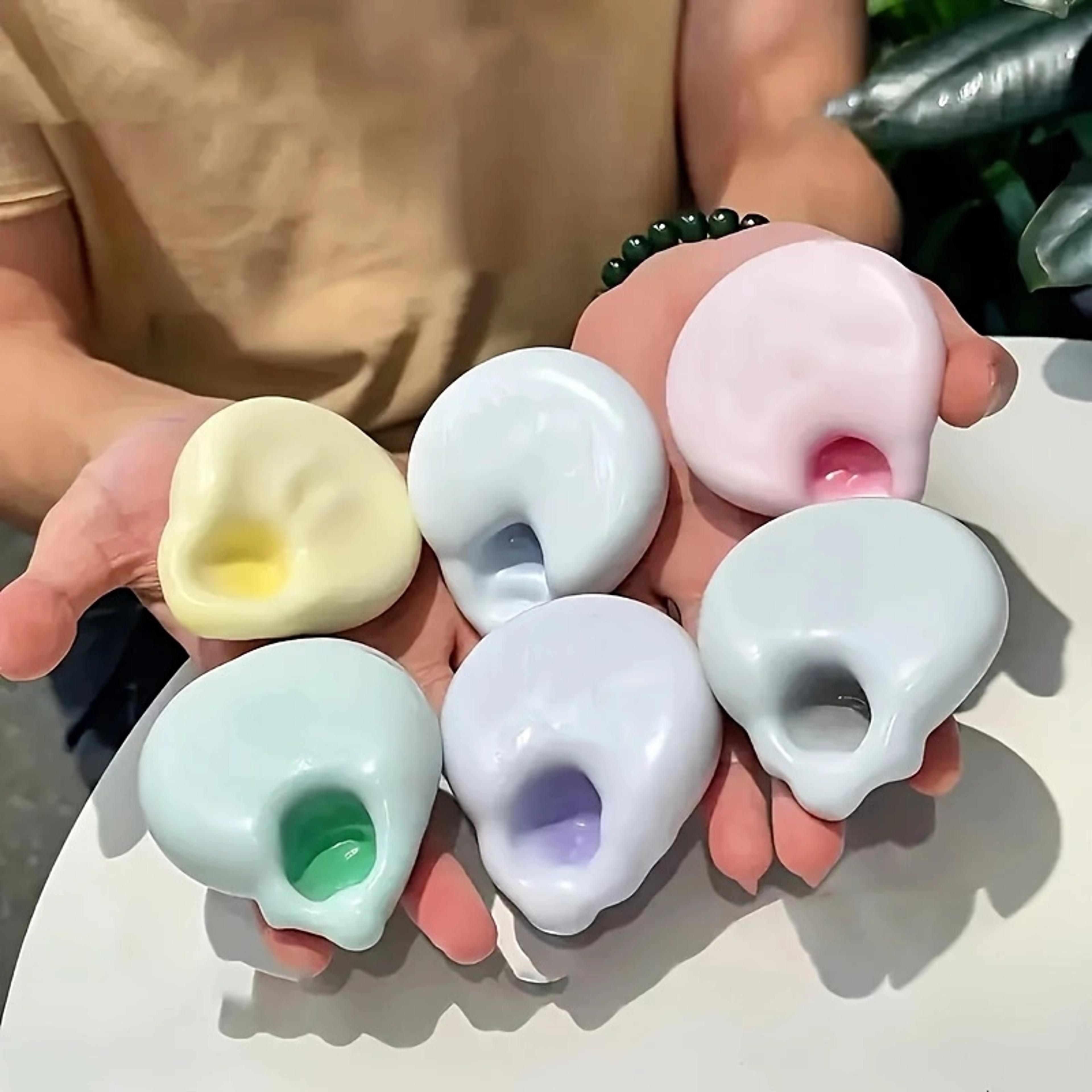 soft squeeze toy squishy fluid ice skin jelly ball pop pinch fidget toy entertainment gift