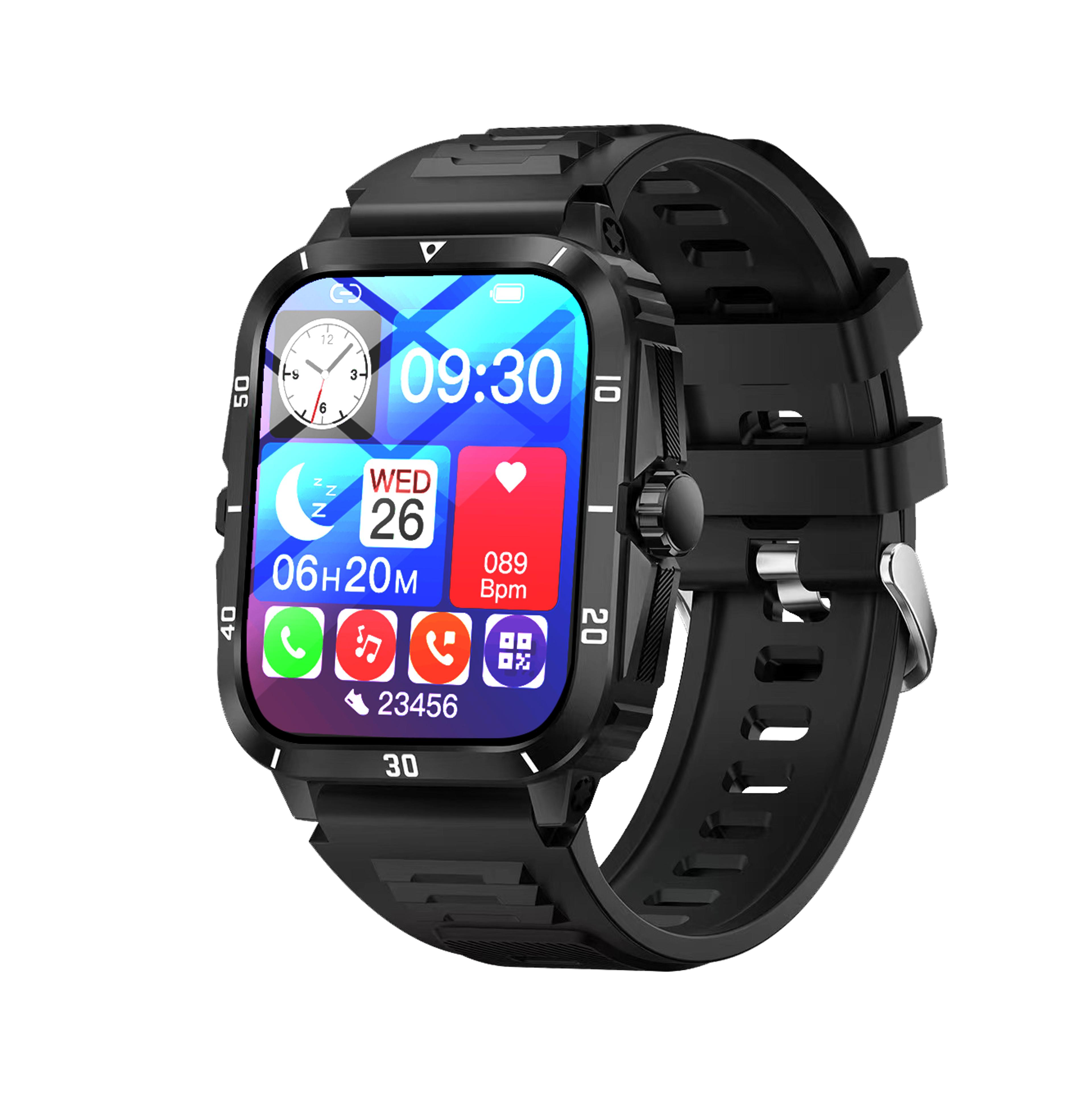 popular smartwatch with hd full touch screen wireless calls sports modes sedentary reminders and message alerts