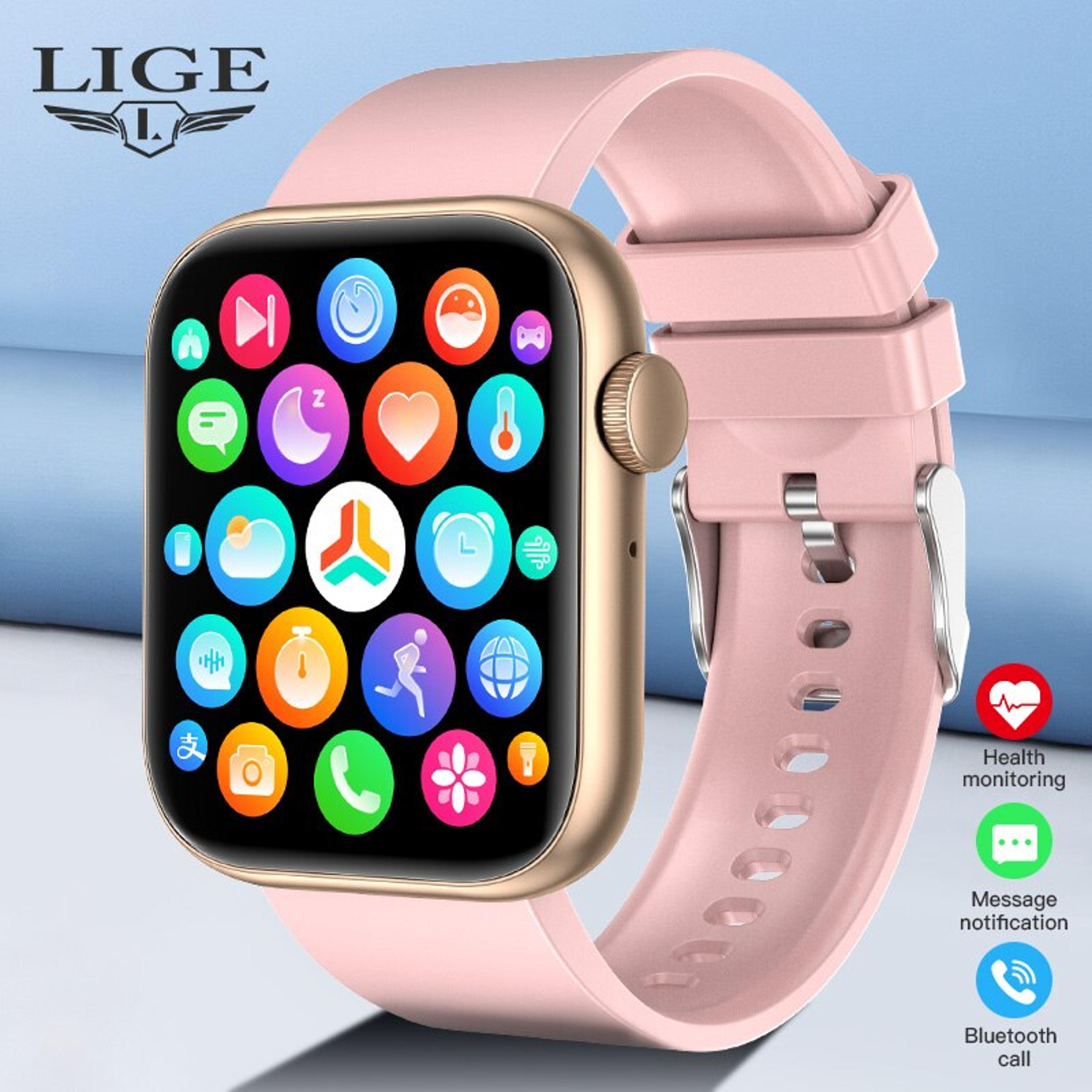 smart watch for women sport fitness tracker full touch screen waterproof bluetooth call smartwatch