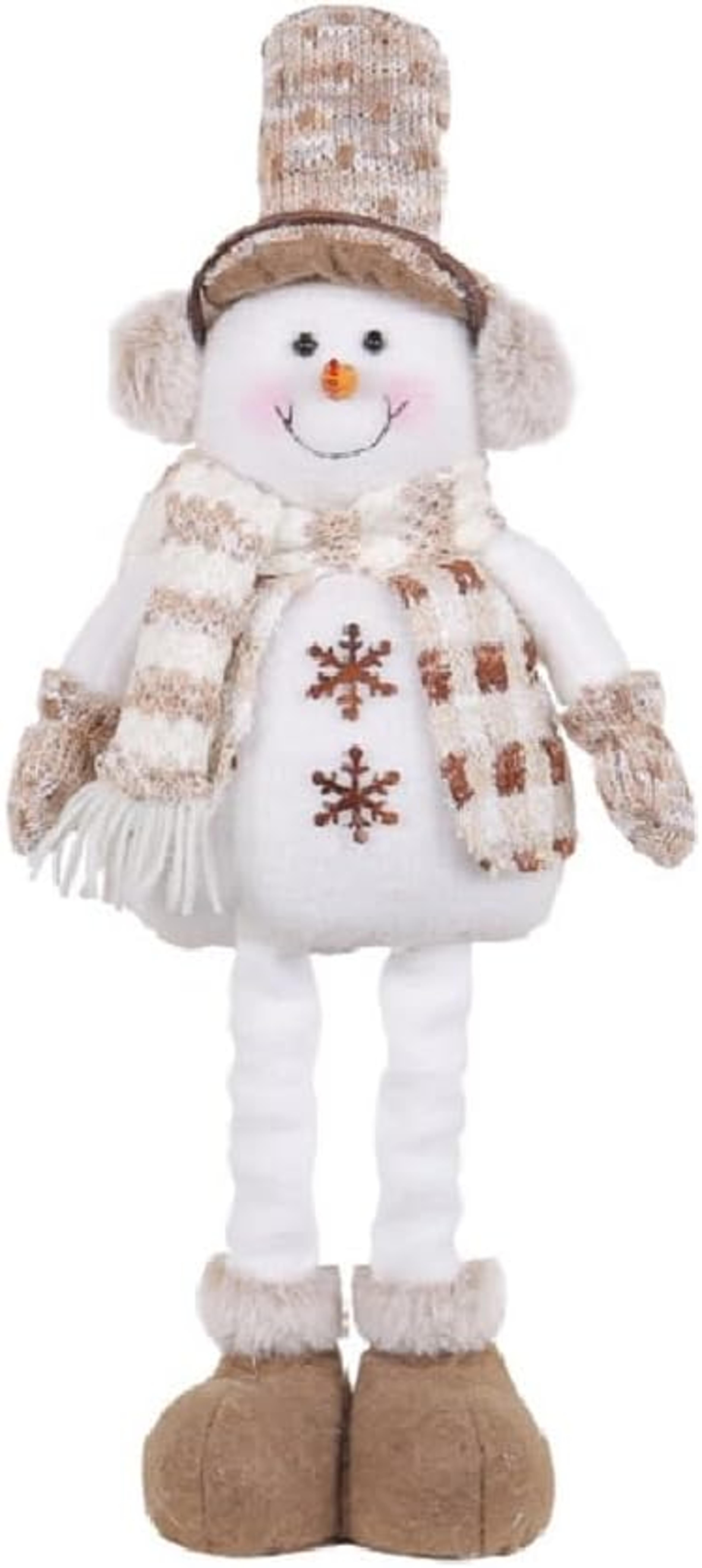 christmas decorations santa snowman reindeer plush dolls adjustable extendable indoor tabletop ornaments