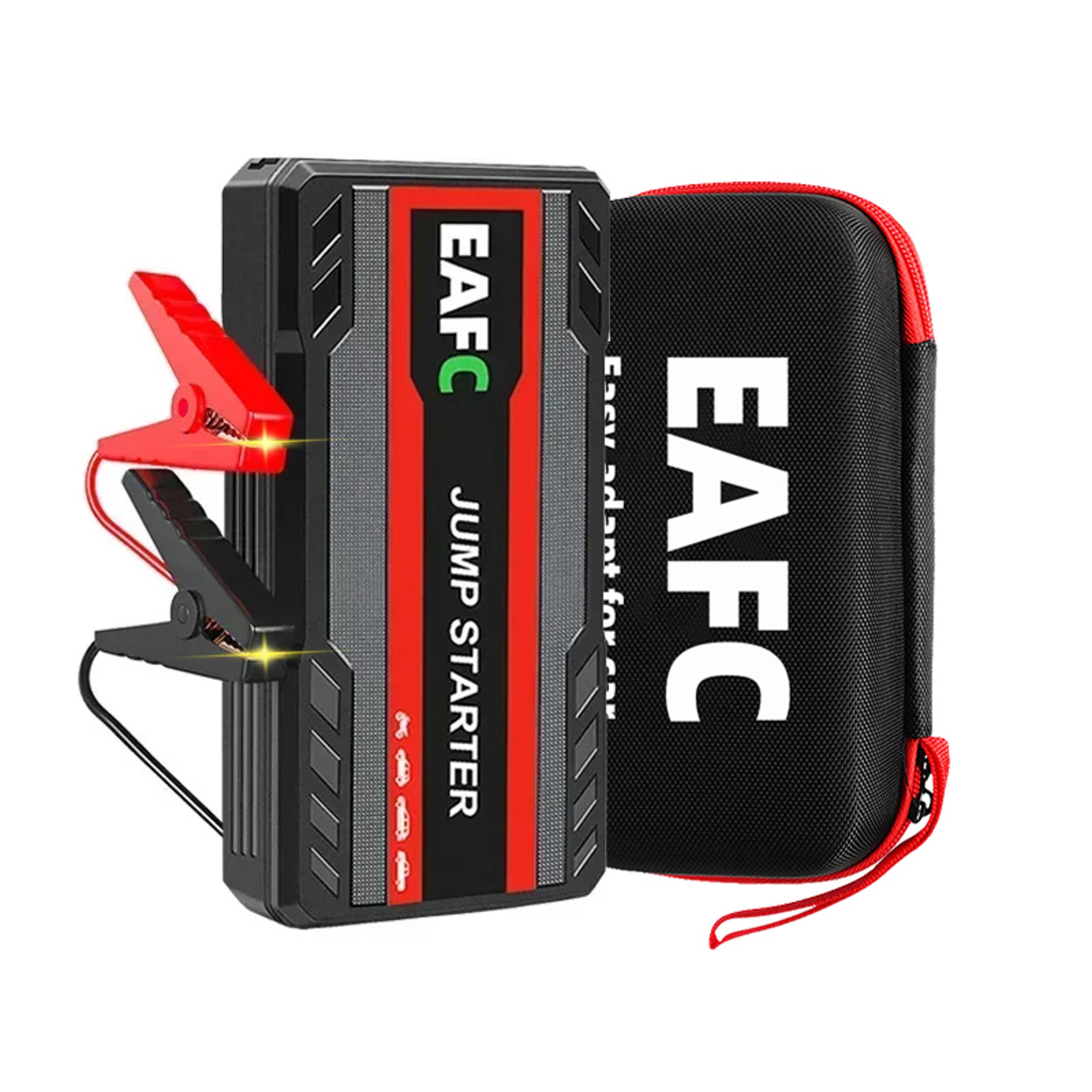 car jump starter eafc power bank with led light auto starting device for car battery booster buster