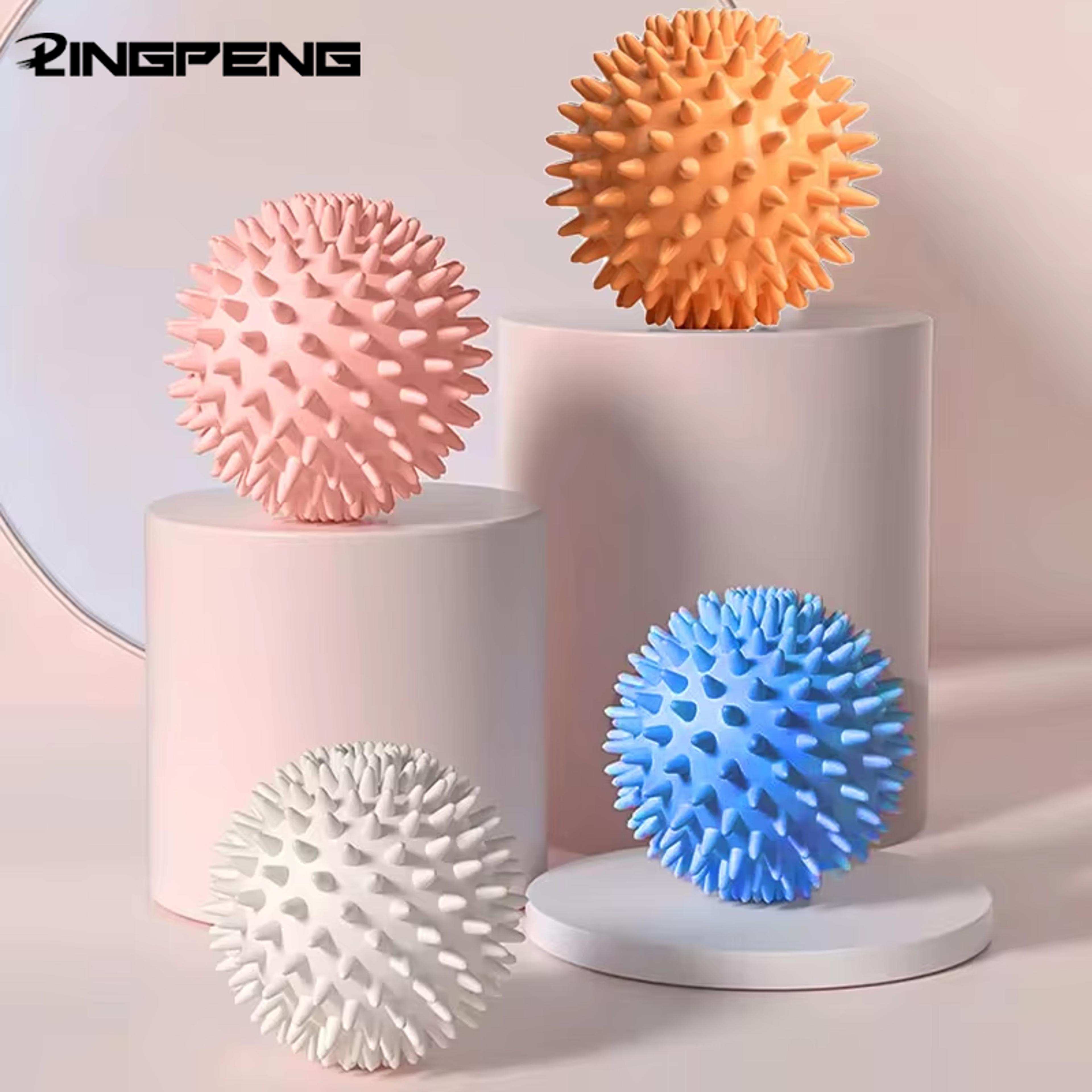 release massage ball, spiky roller for trigger point muscle recovery and pain relief