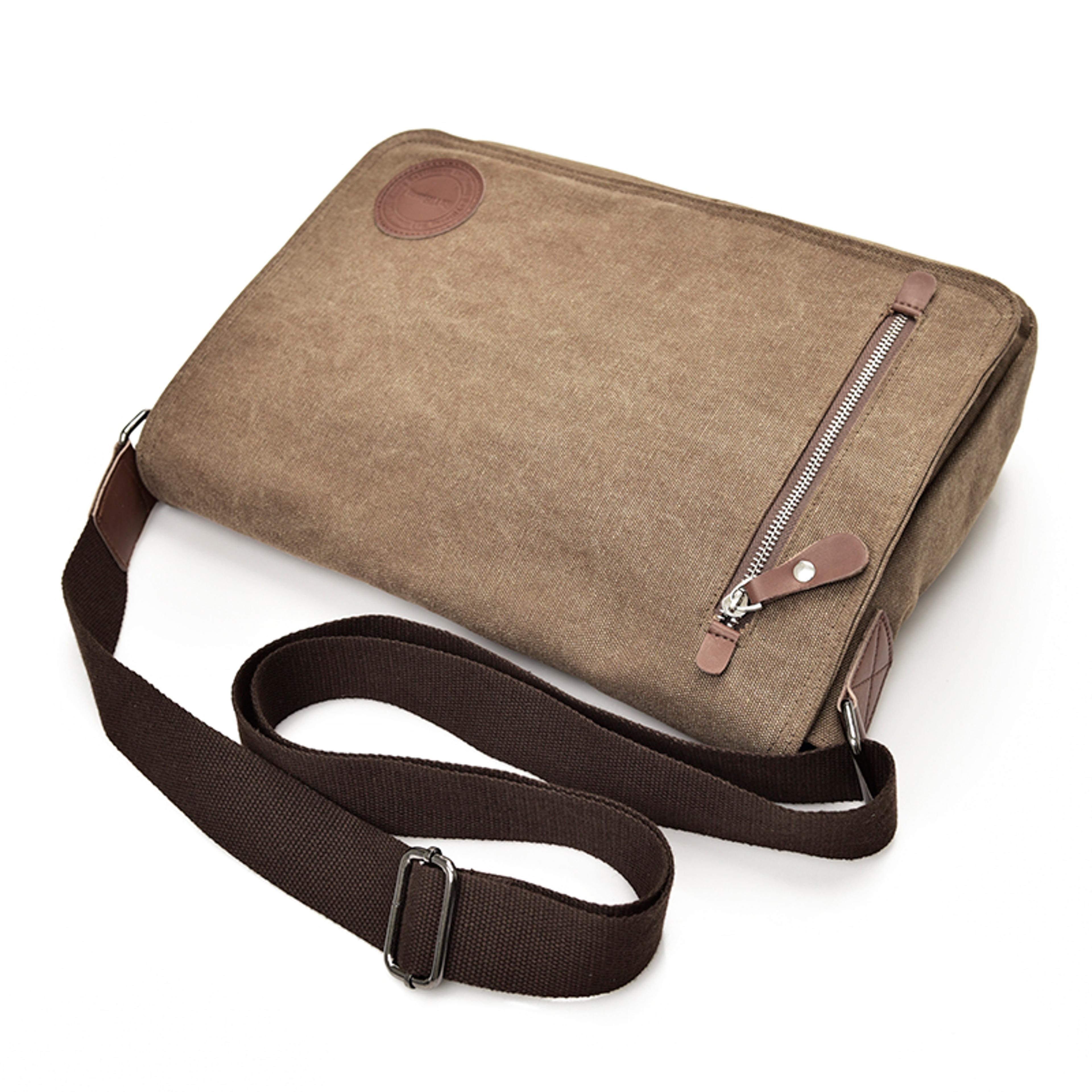 canvas shoulder bags for men large retro satchels unisex messenger bags crossbody travel envelope briefcase