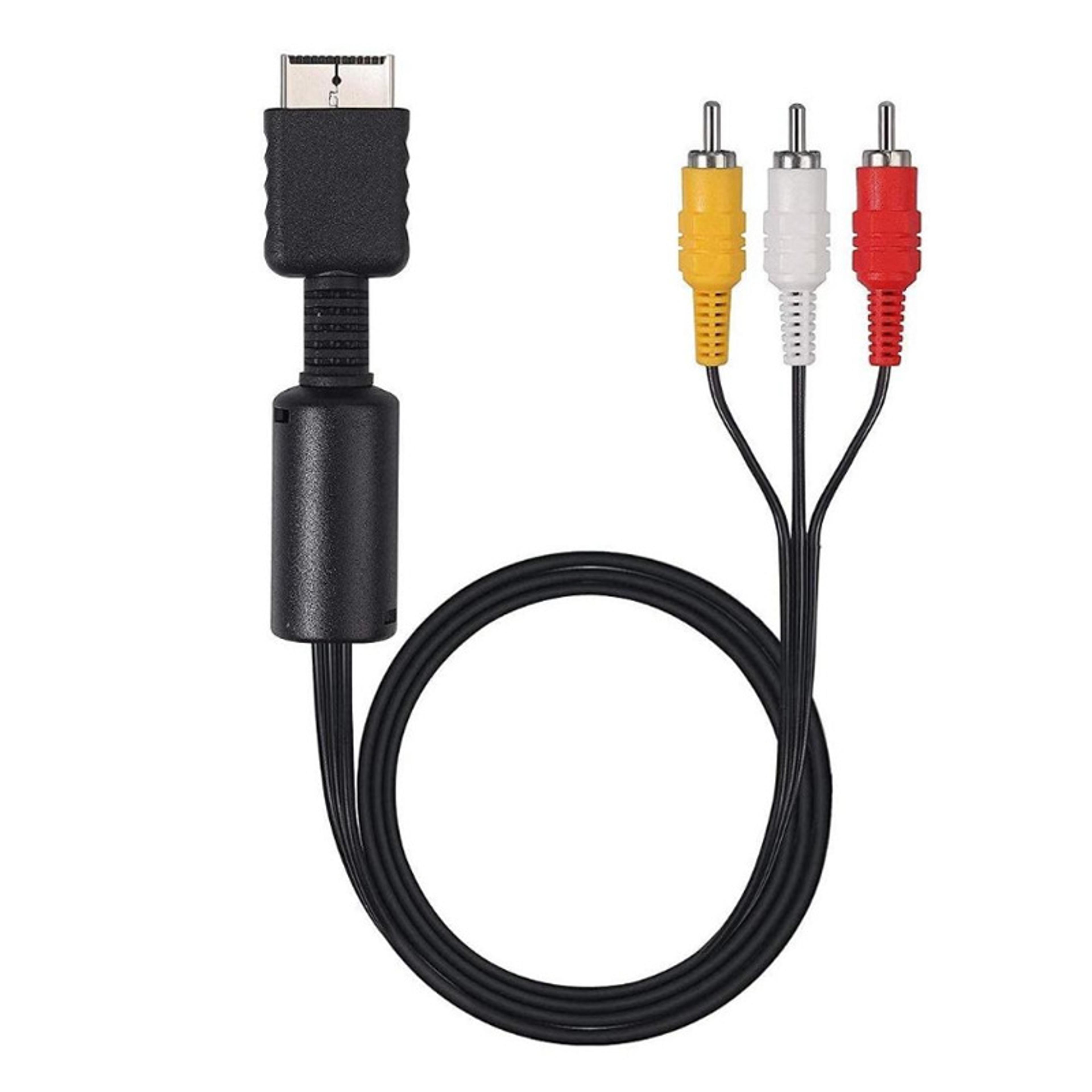 audio video extend cord forplaystation console game player to tv rca adapter