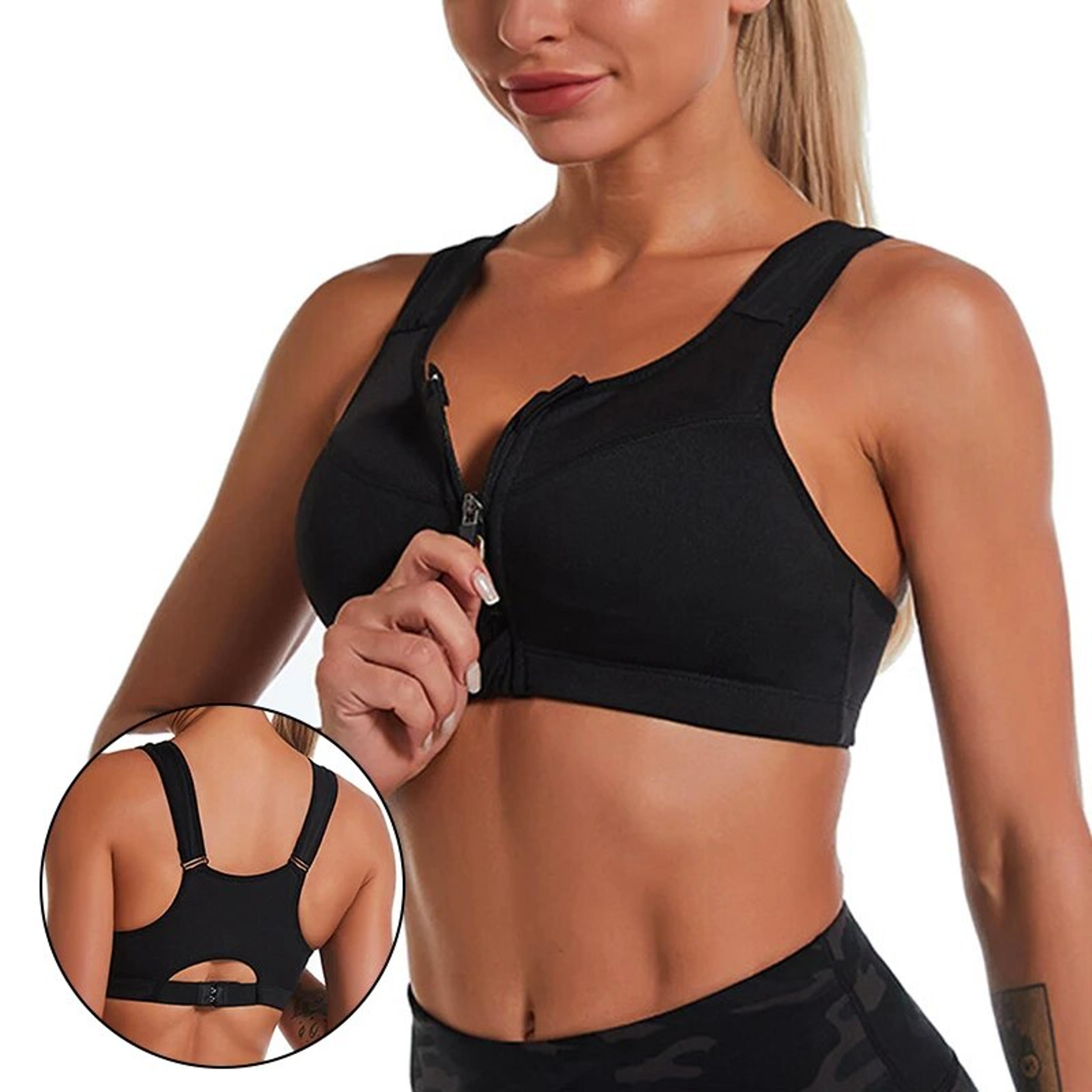 breathable and quick drying yoga fitness bra shock-absorbing sports bra for women's training and running underwear