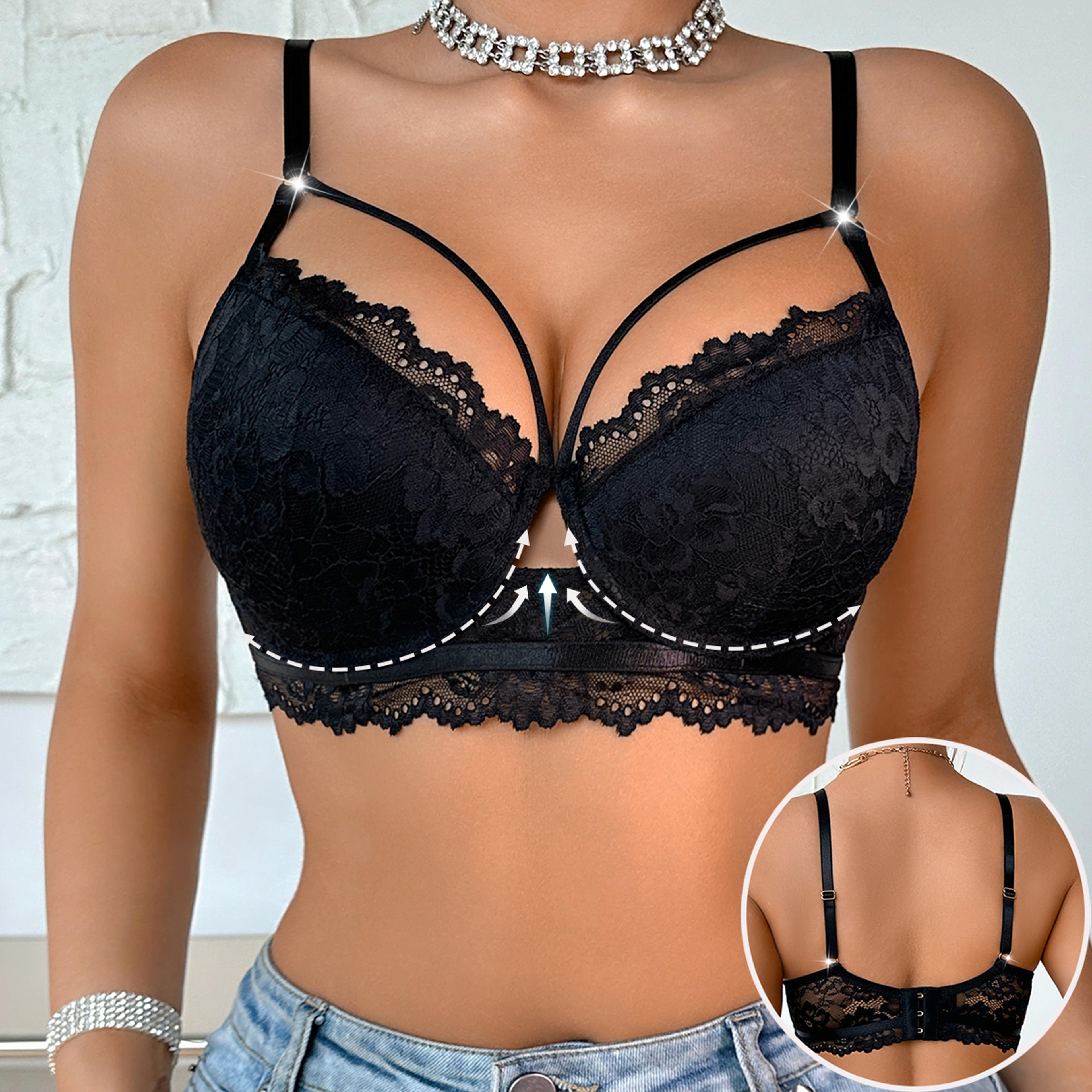 women's sexy lace bra underwire push-up support anti-sagging cup comfortable bra beautiful breasts for daily wear
