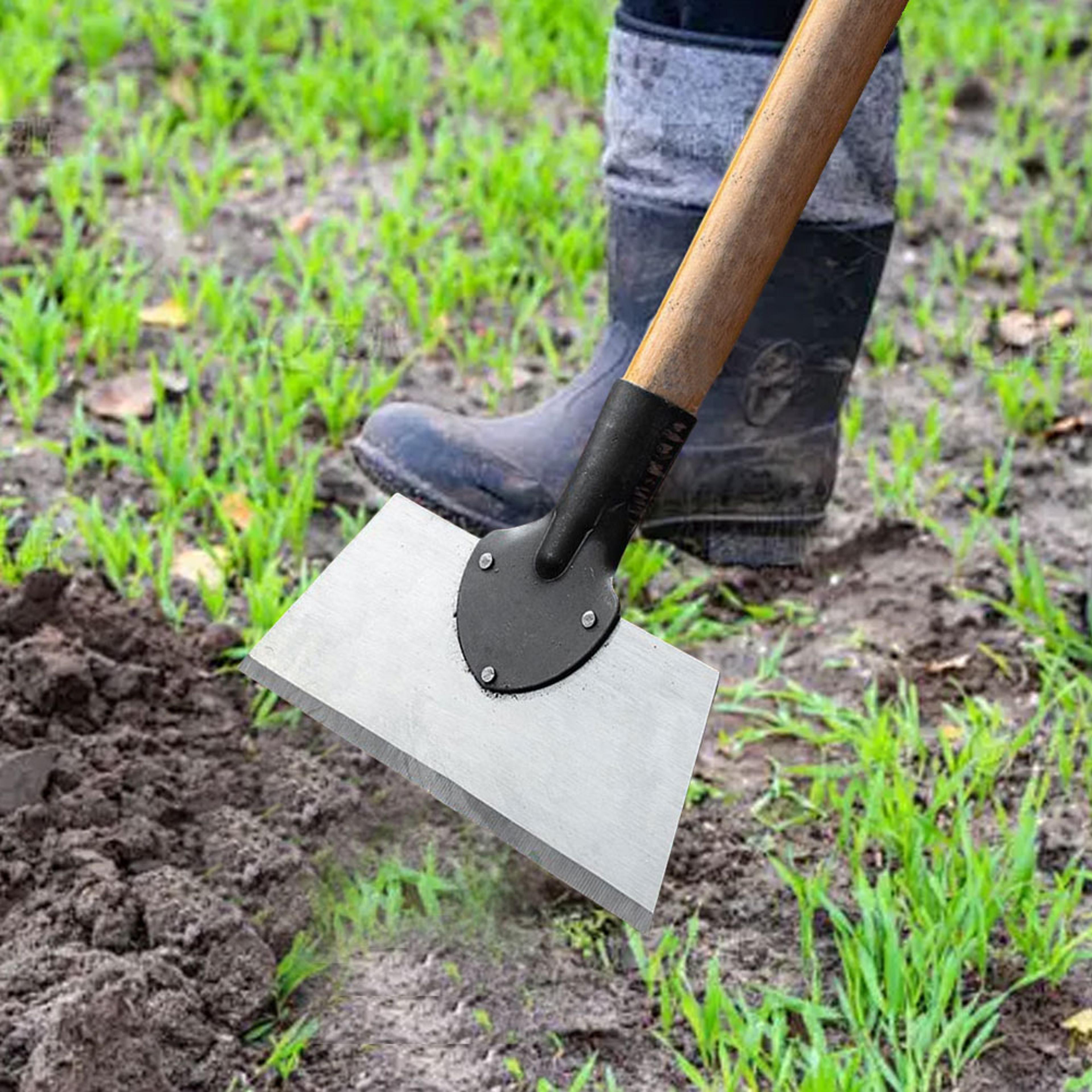 manganese steel flat shovel multifunctional garden tool for planting weeding deicing manure removal outdoor farm use