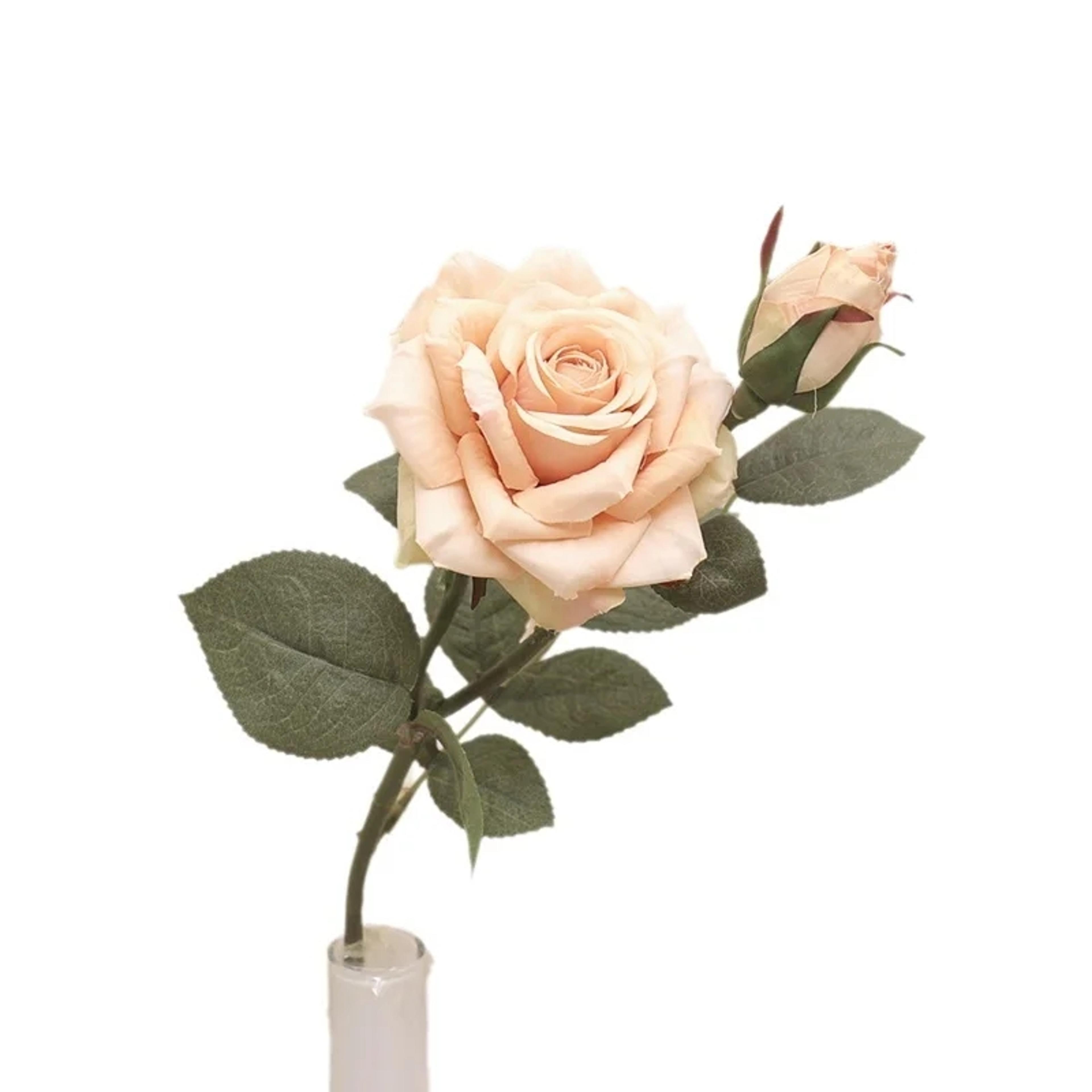 artificial silk roses big beautiful branch vase retro wedding decor autumn fake flowers home room gift