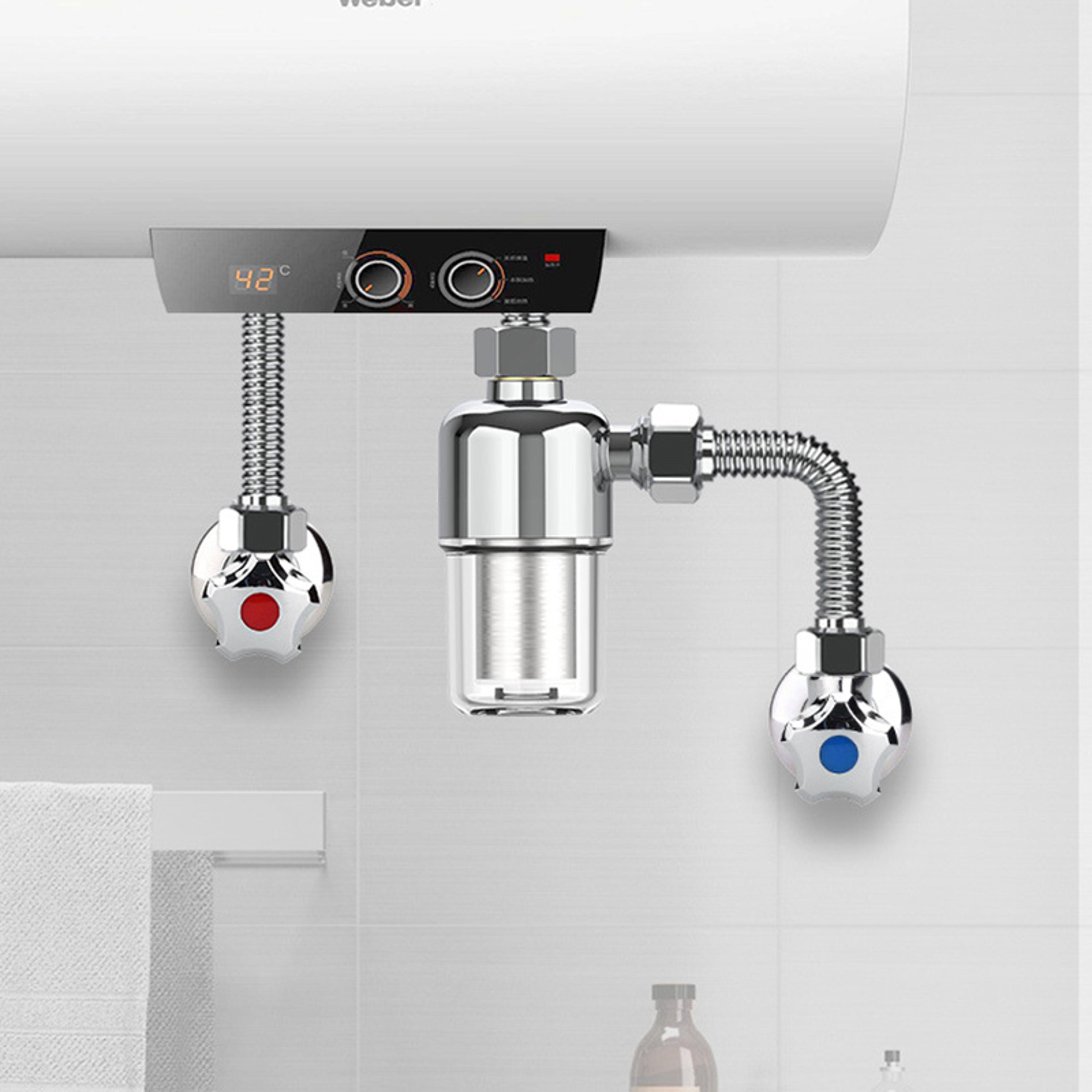 replacement water inlet tap filter for household pre-water heater anti-scaling purification